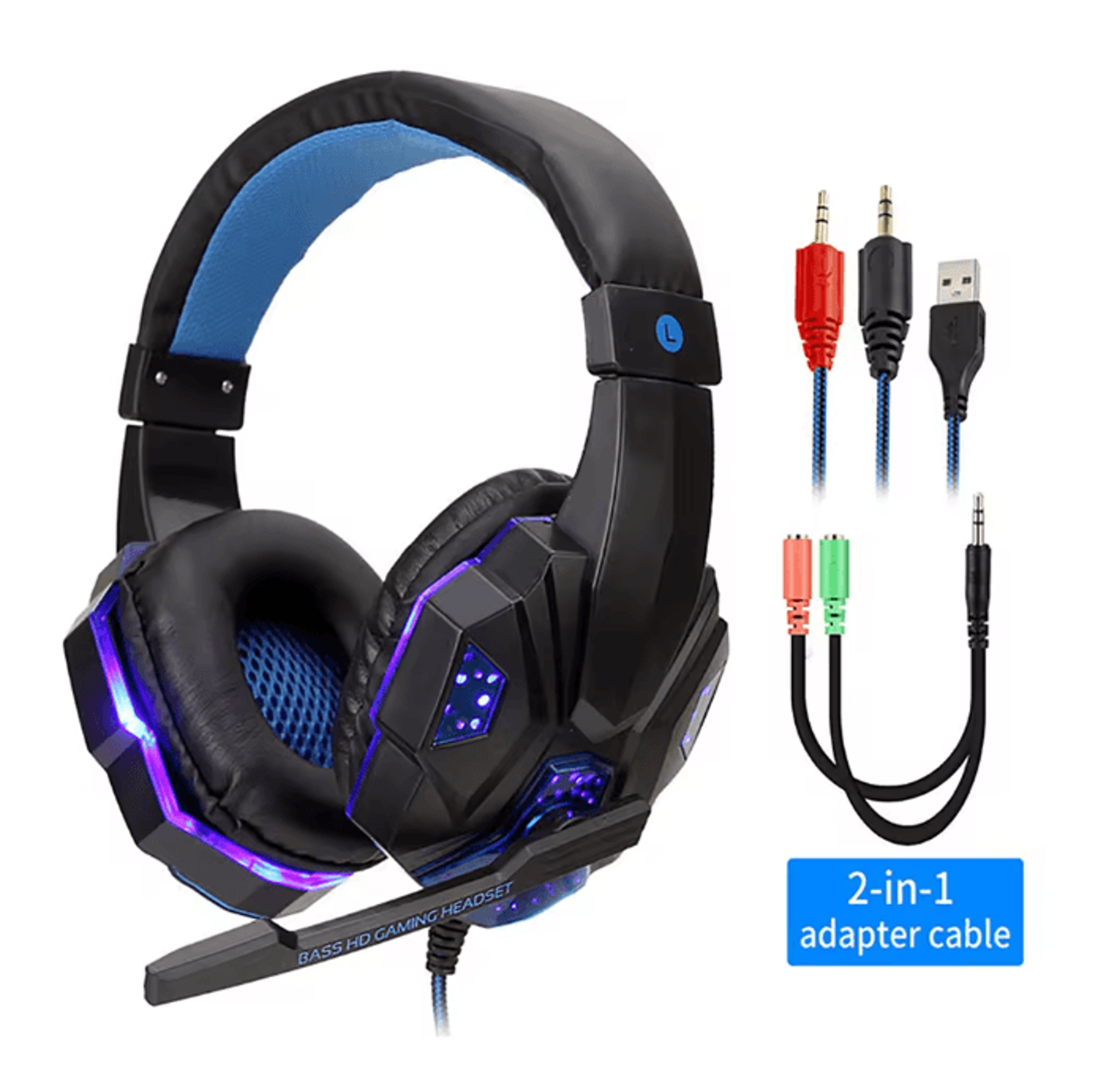 ProGlow Wired Gaming Headset 0