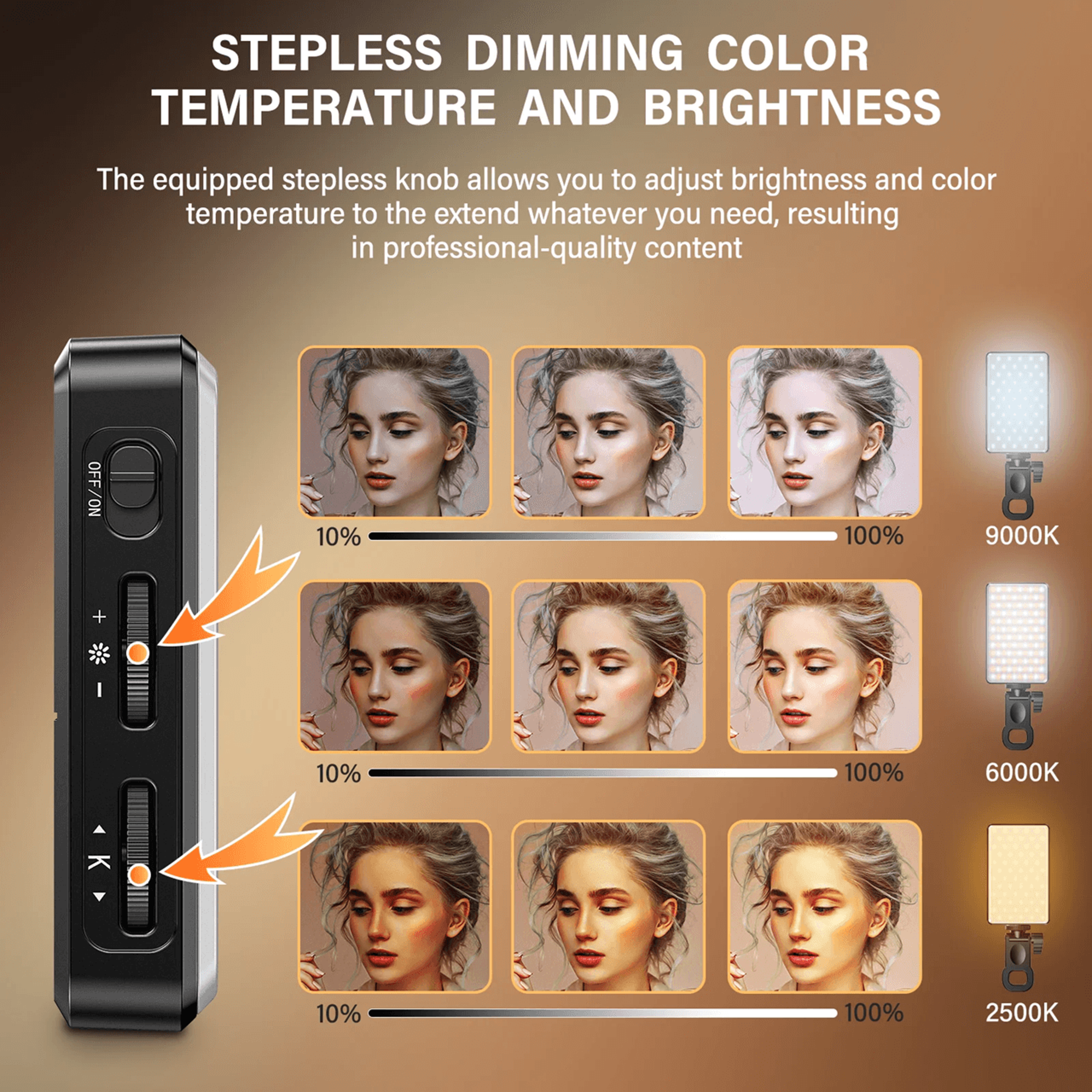 StudioGlow Portable Led Video Light 0