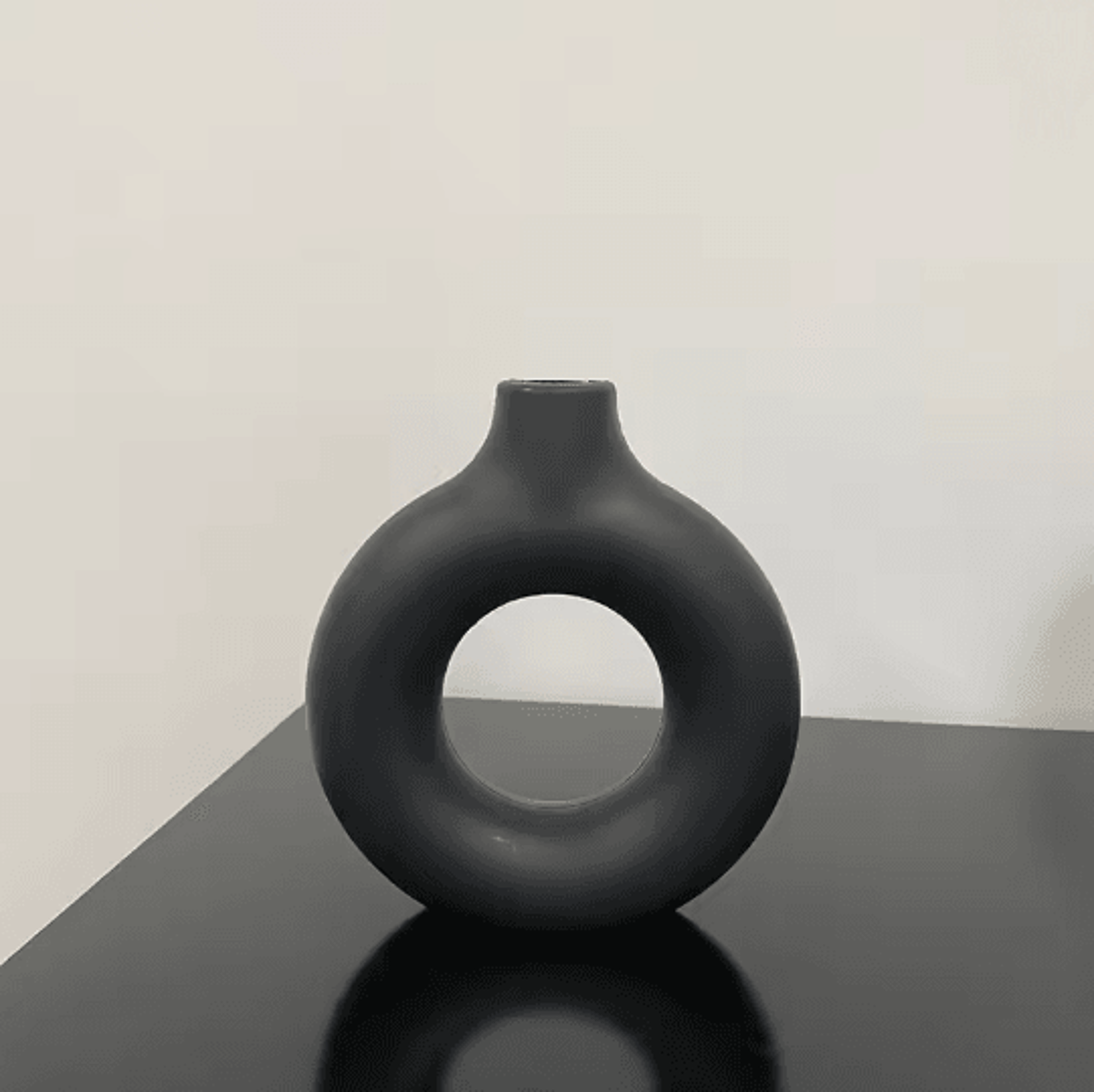 Modern Donut Circle Flower Vase 8