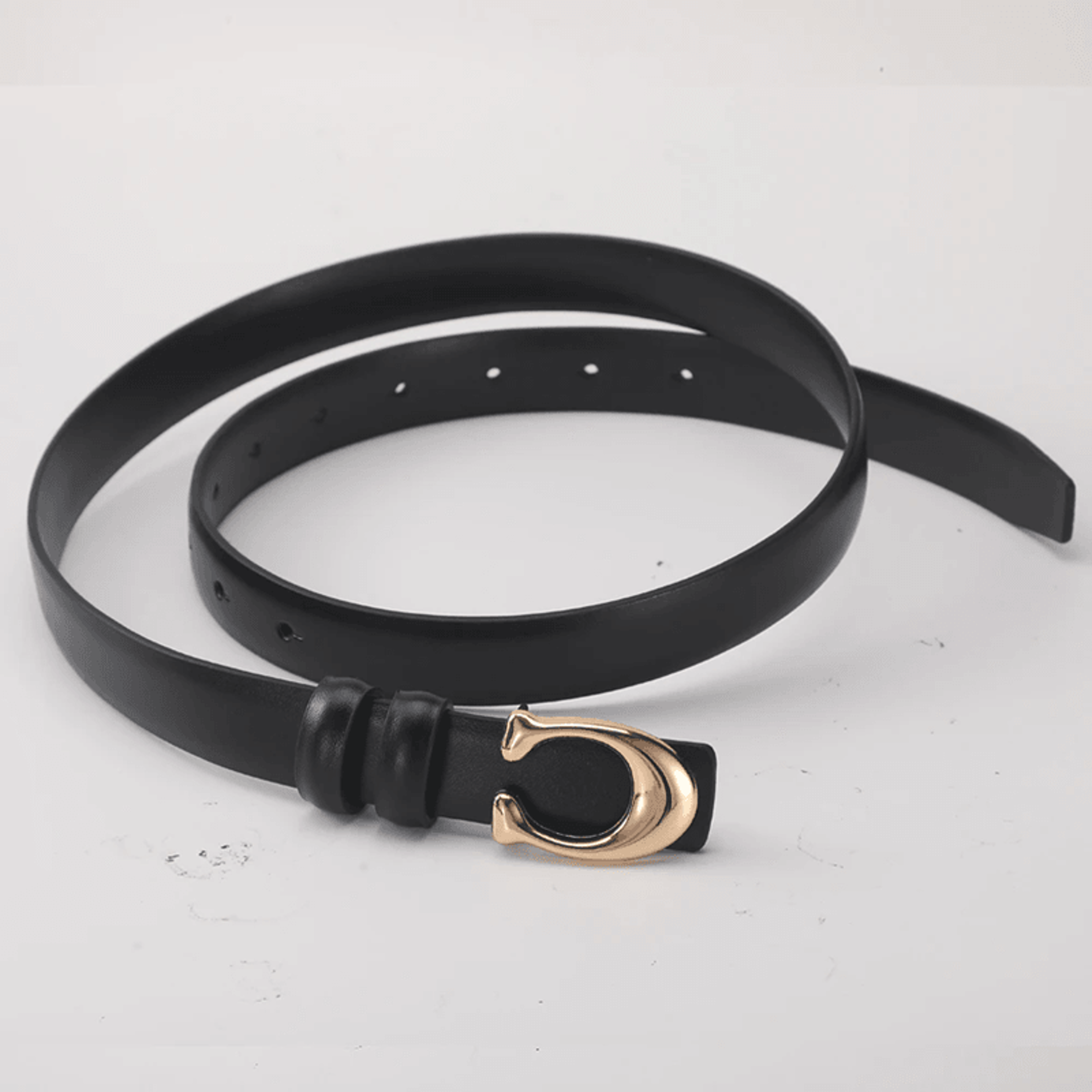 EleganceForm Reversible Womens Fashion Belt With C Buckle 1