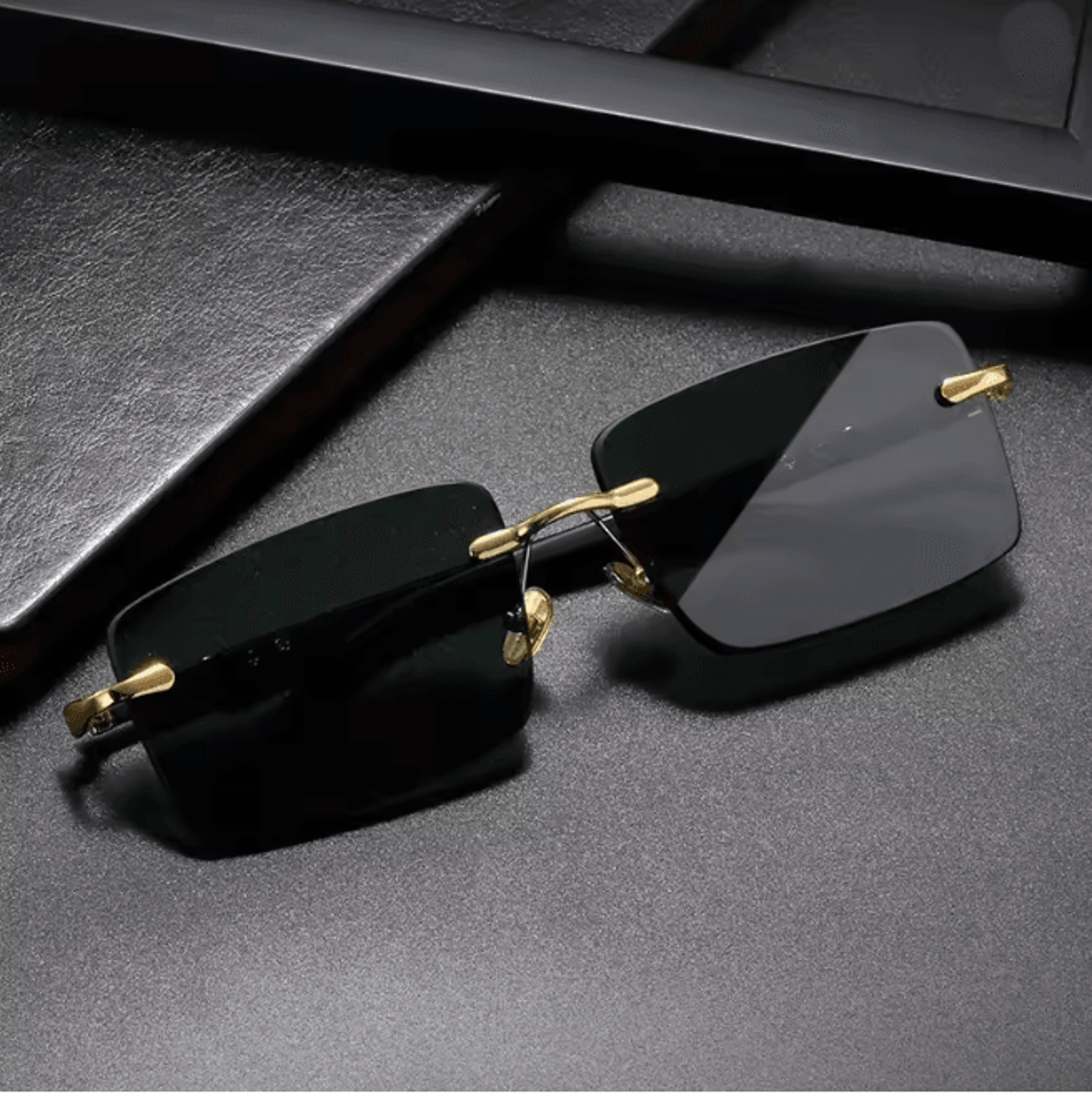 Retrocut Rimless Sunglasses 1