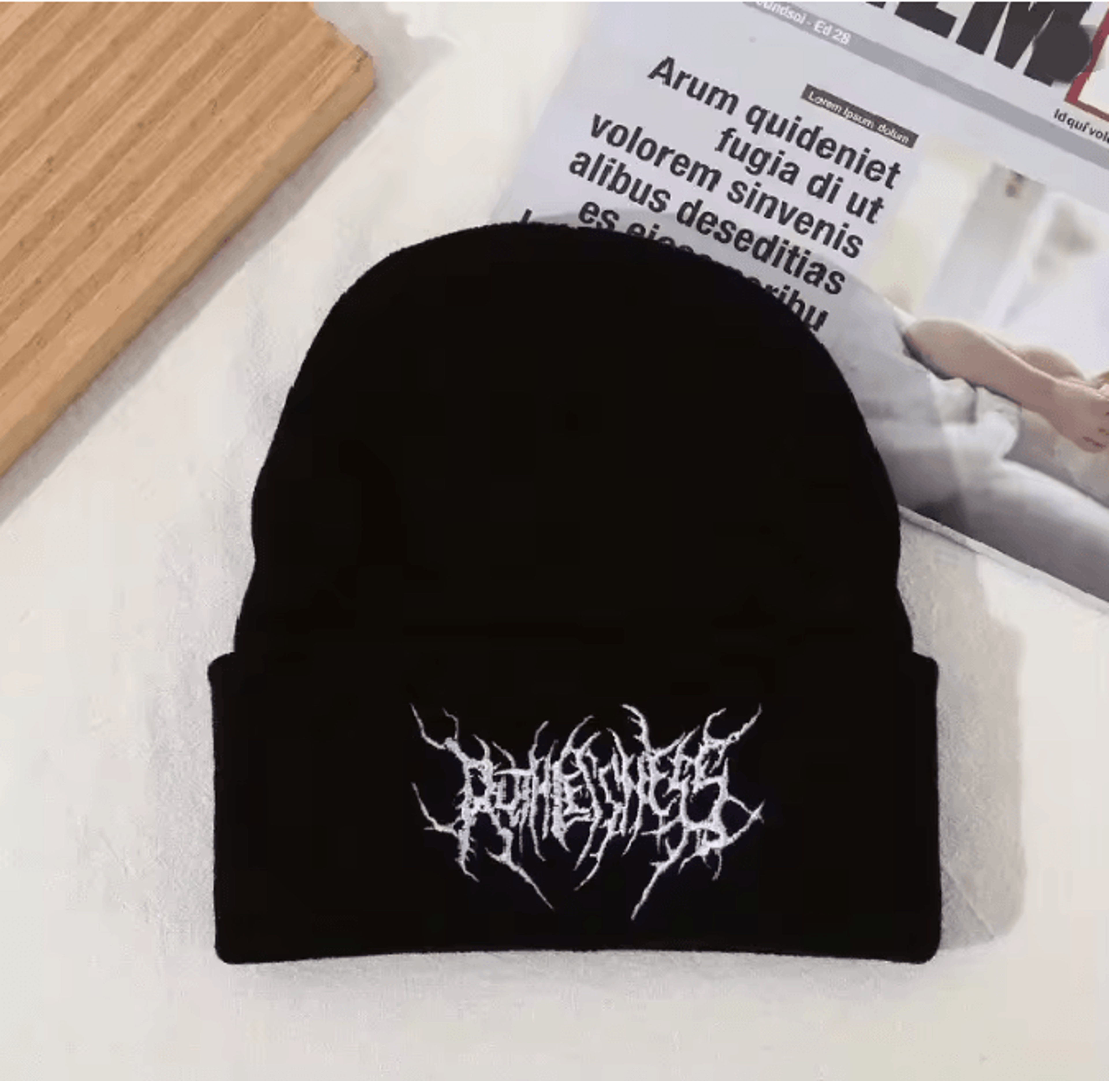 StreetGrit Gothic Knit Beanie 3