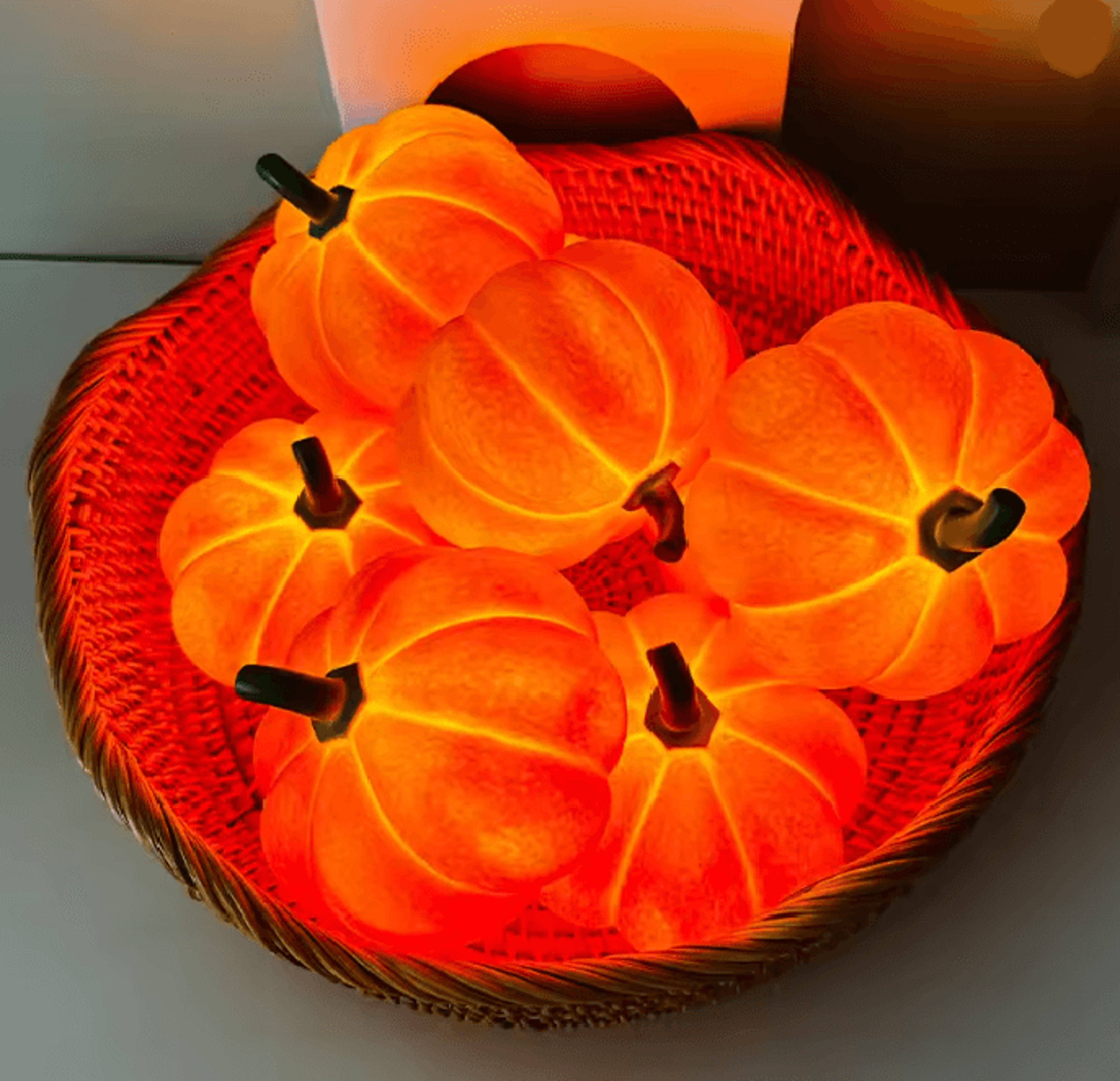Halloween Pumpkin LED Night Light 0