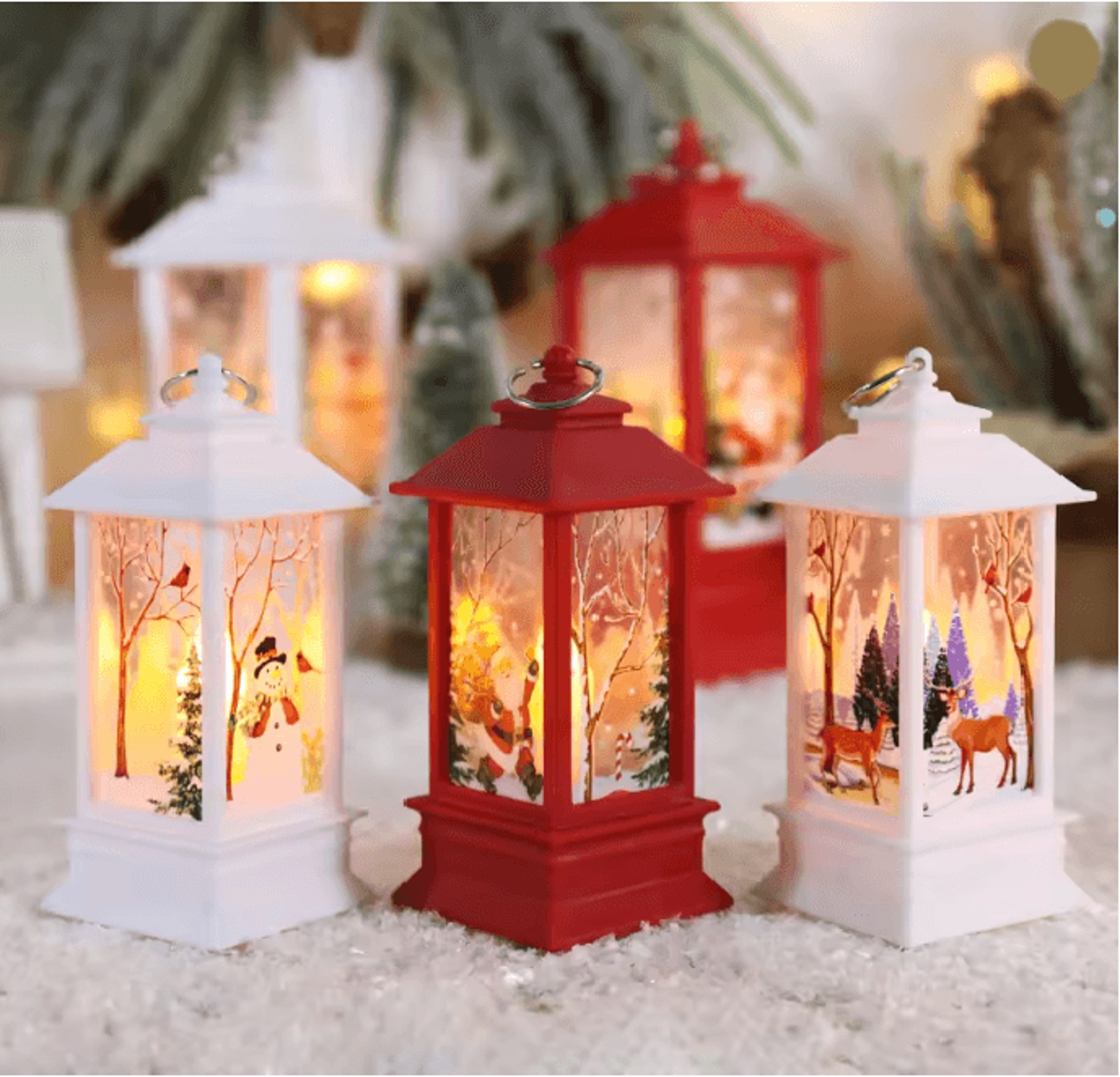 Vintage LED Oil Lamp Night Light 0