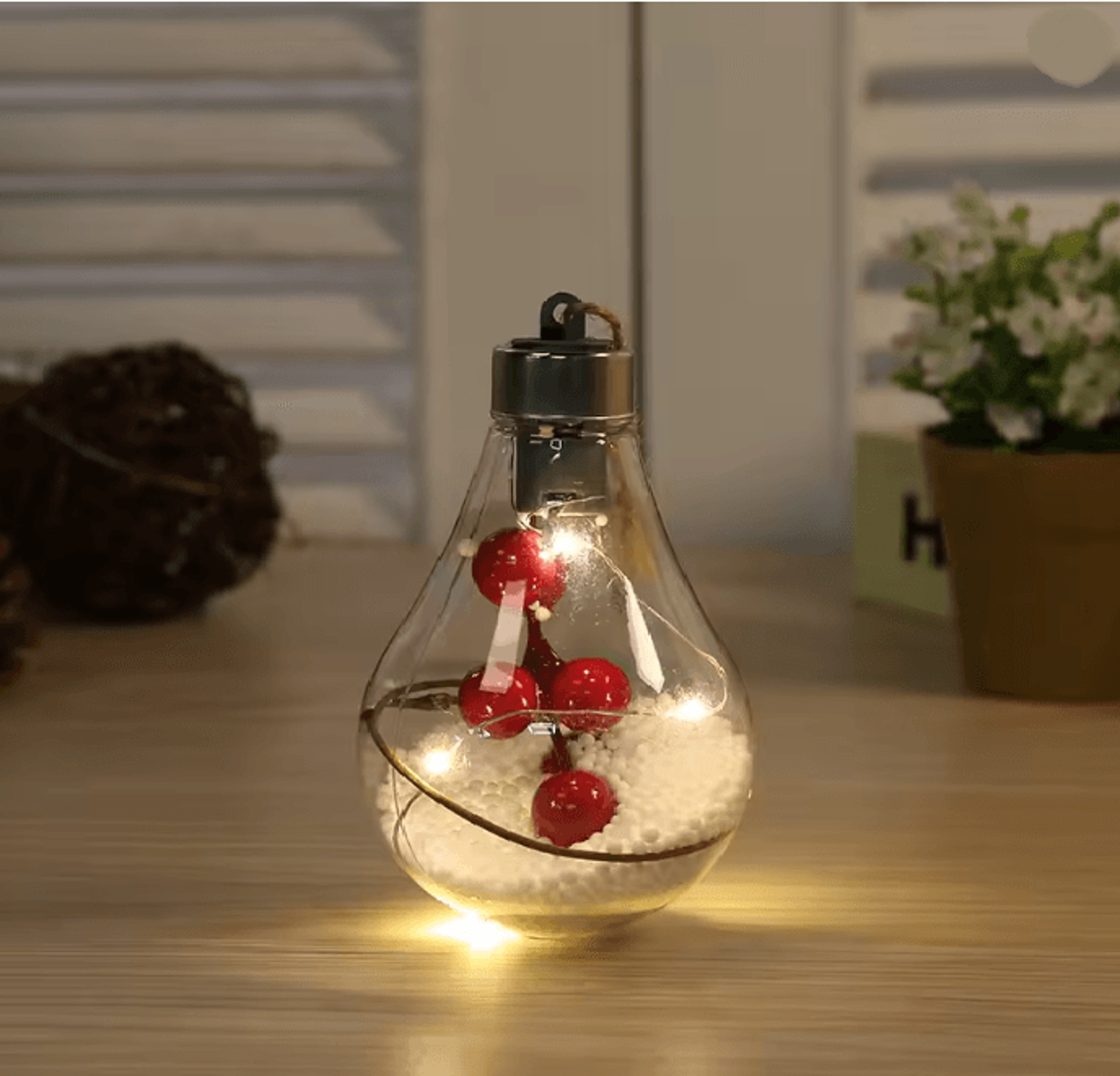 Leaf Globe LED Fairy Bulb Lights 4