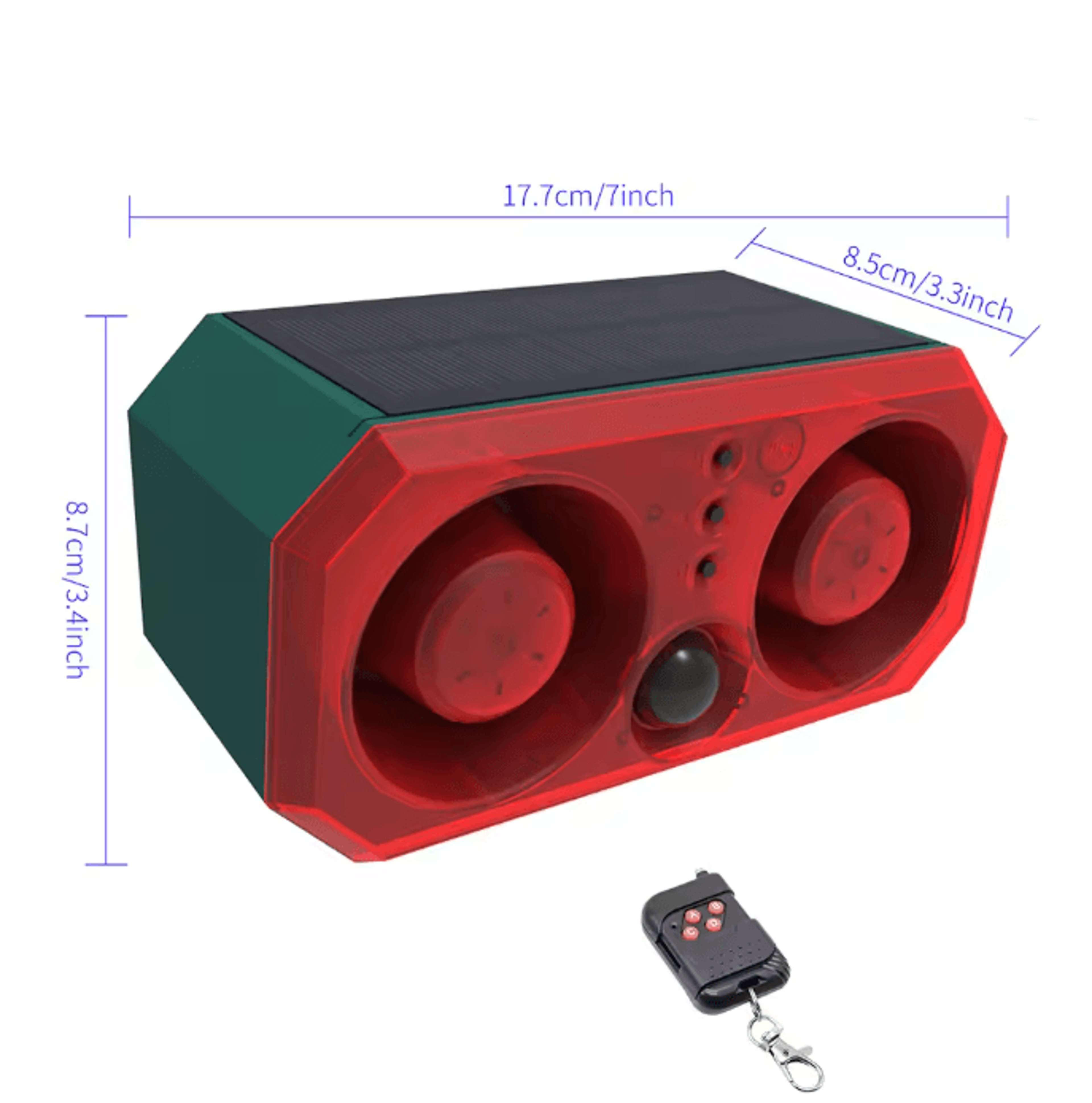 Solar Motion Alarm Security Light 6