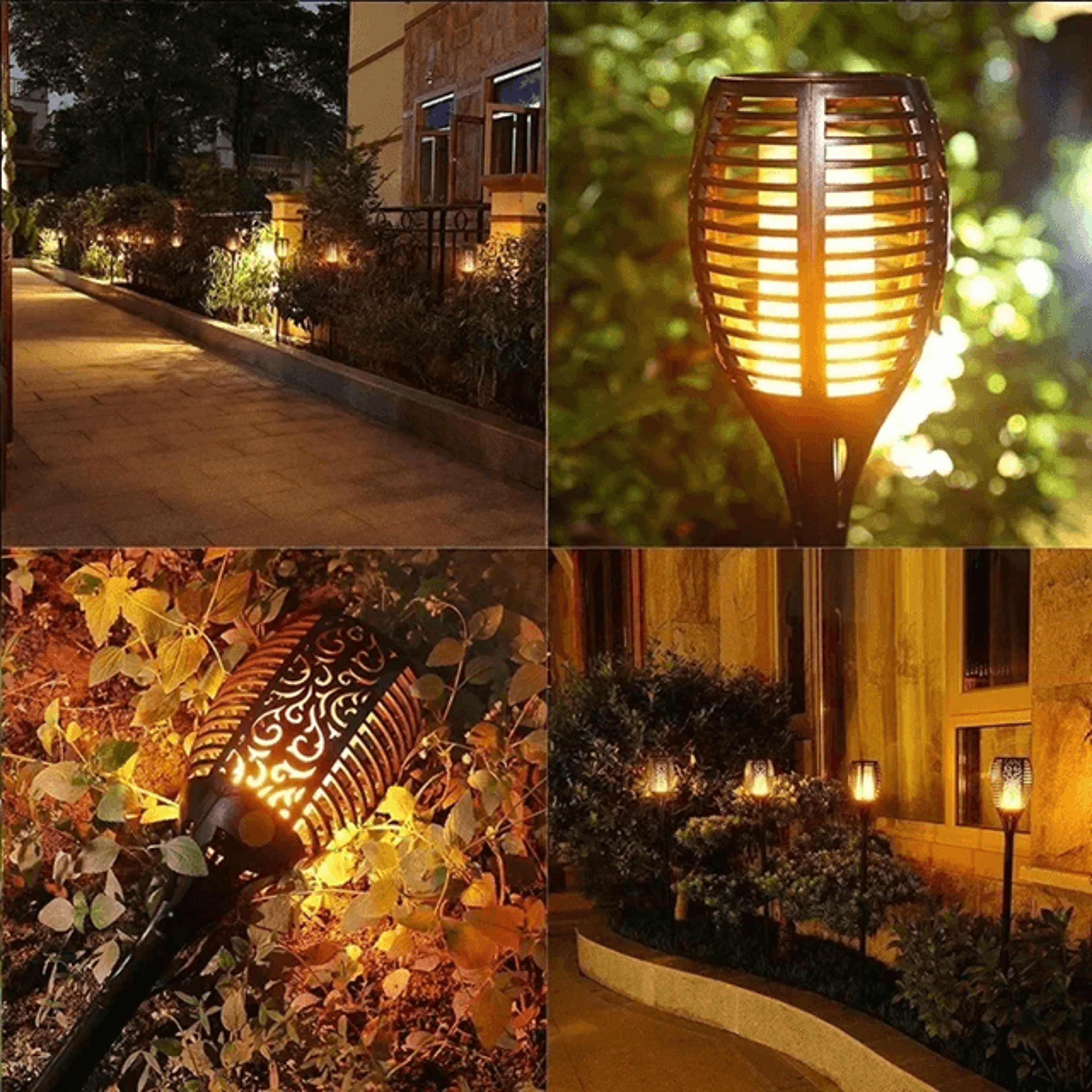 Solar Flame Torch Landscape Light 4