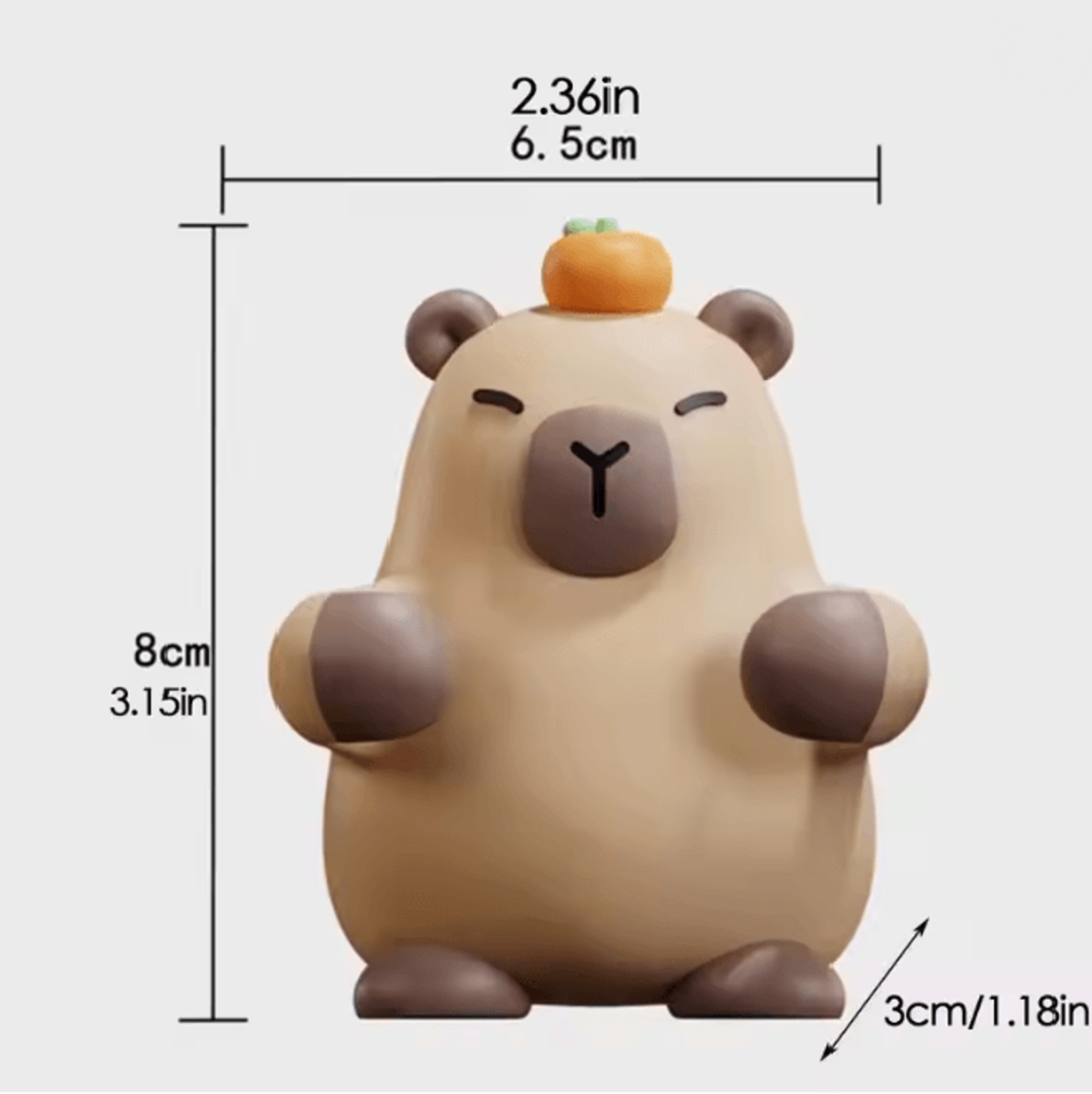 Capybara Wall Toothbrush Holder Adhesive Toothbrush Hanger 3