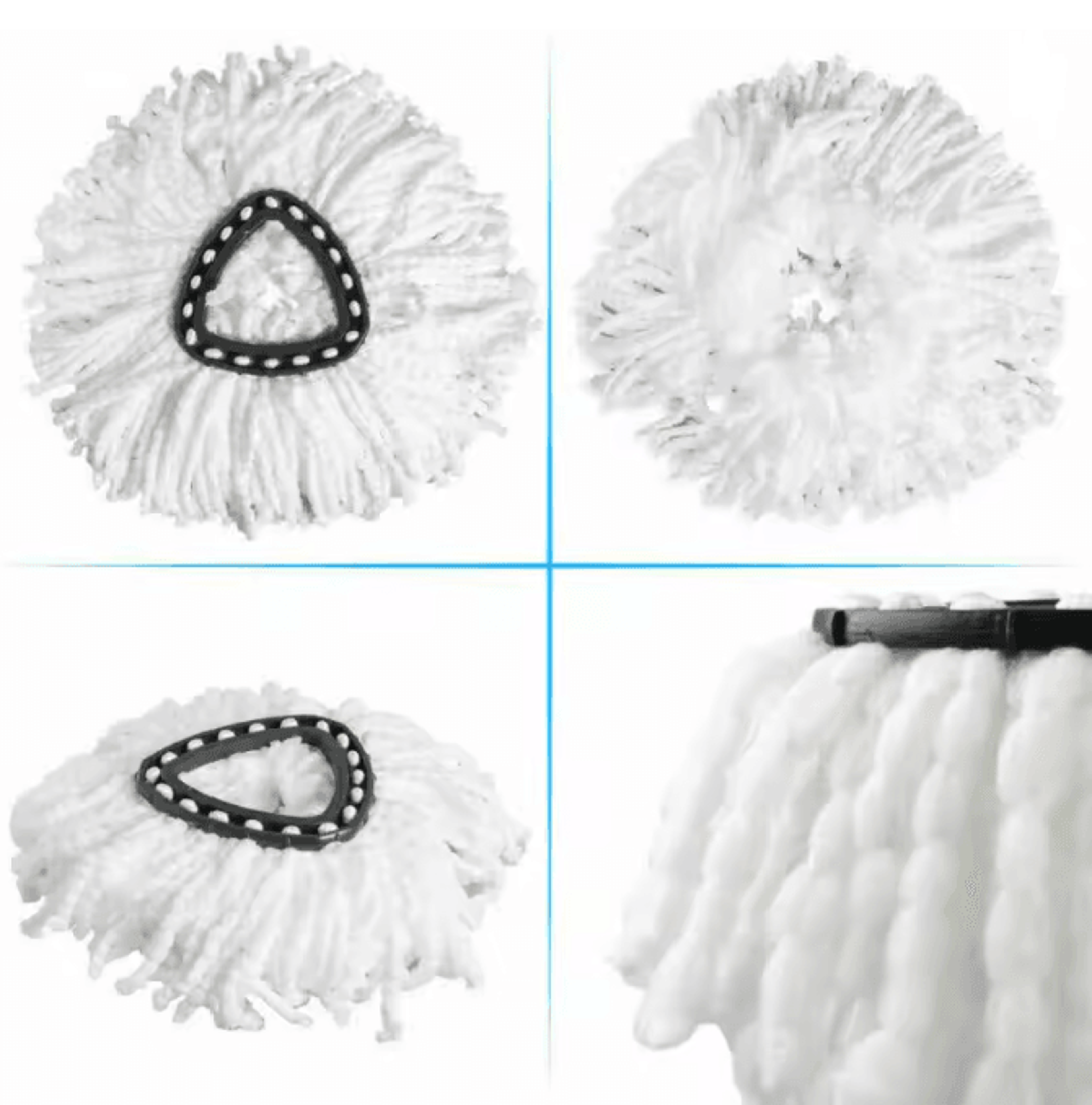 Easy Clean Microfiber Mop Head Replacement Refill 3