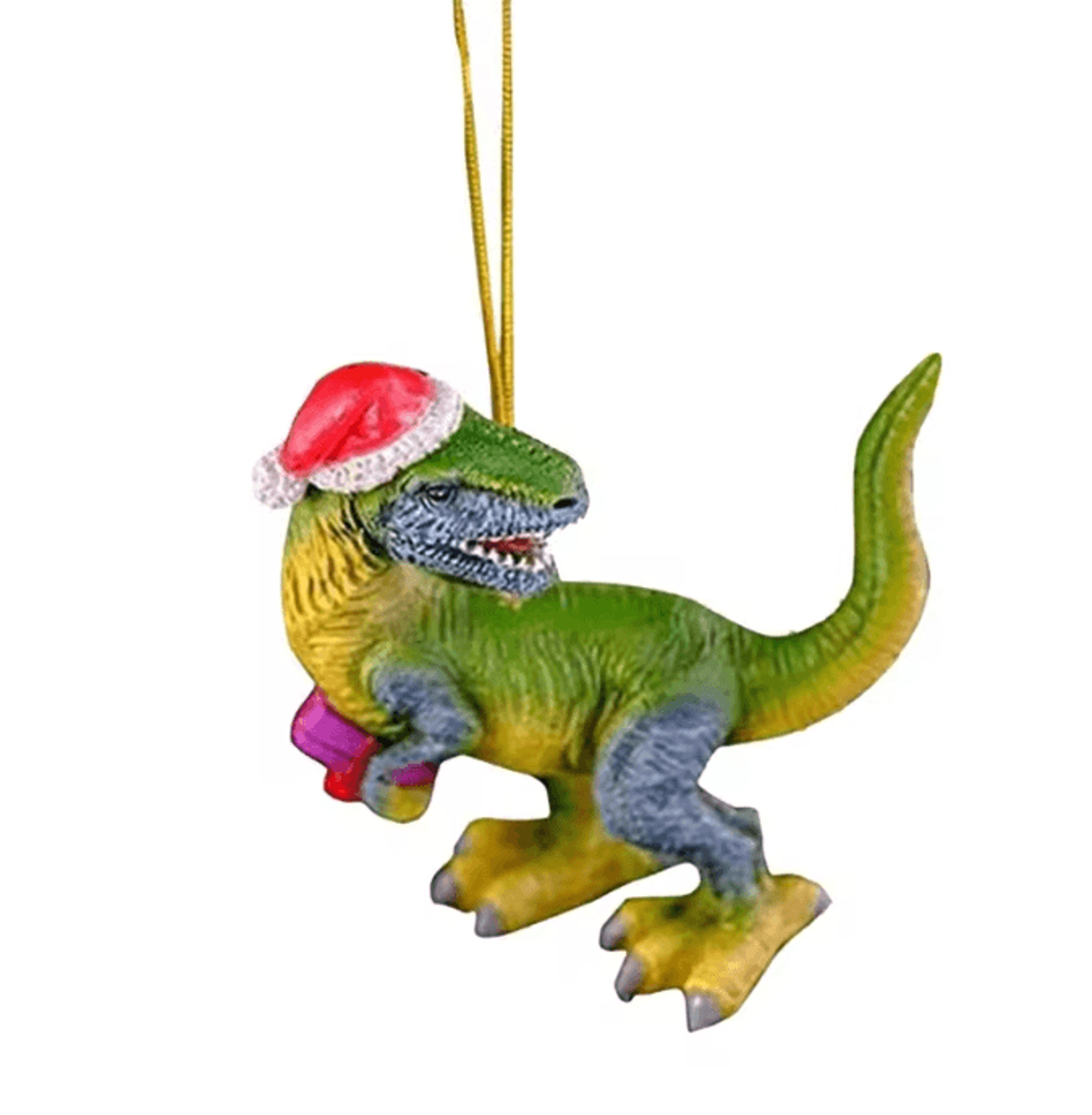 Dinosaur Christmas Tree Hanging Ornament 3