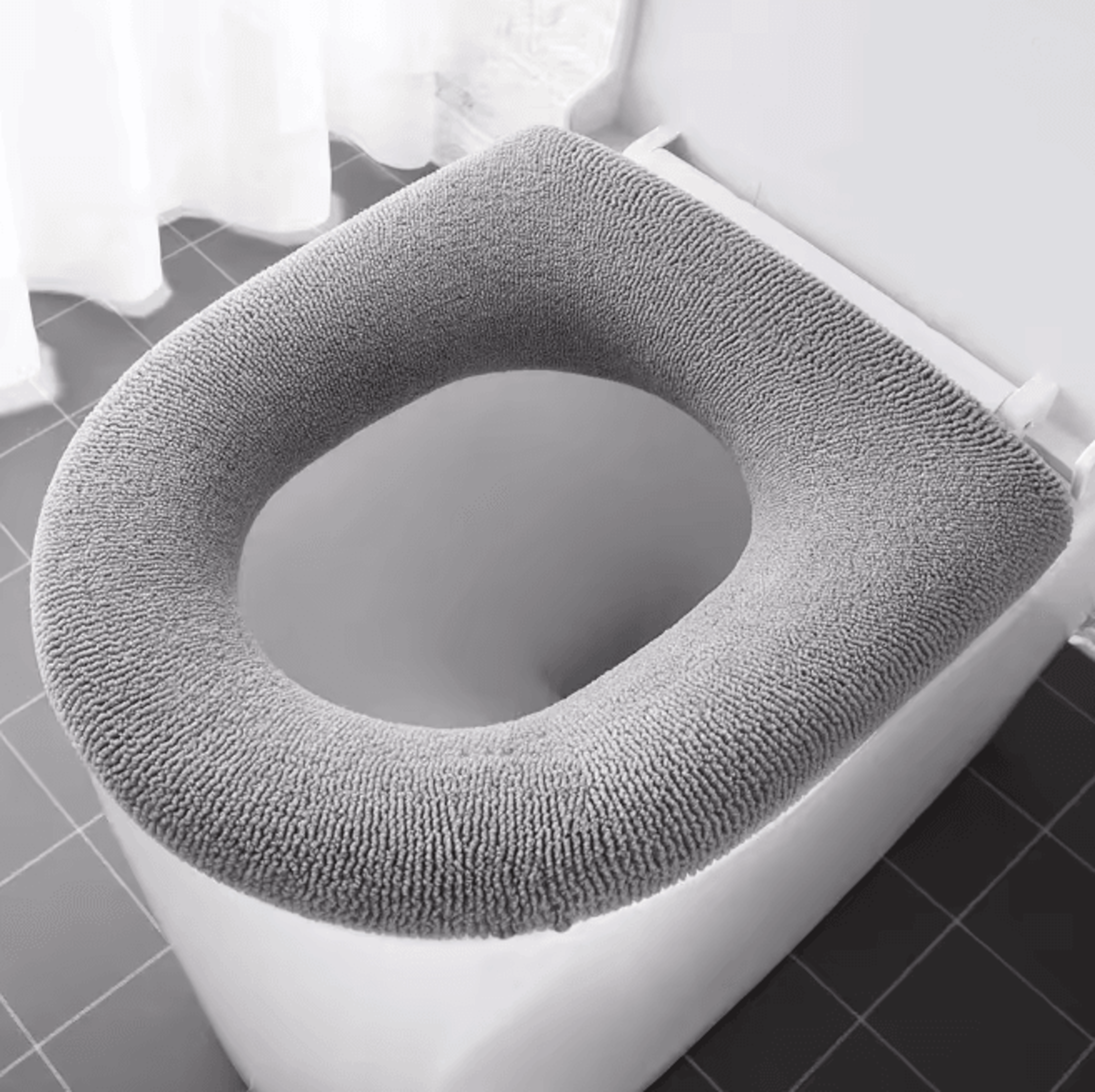 Warm Comfort Toilet Seat Cushion Pumpkin Pattern 5