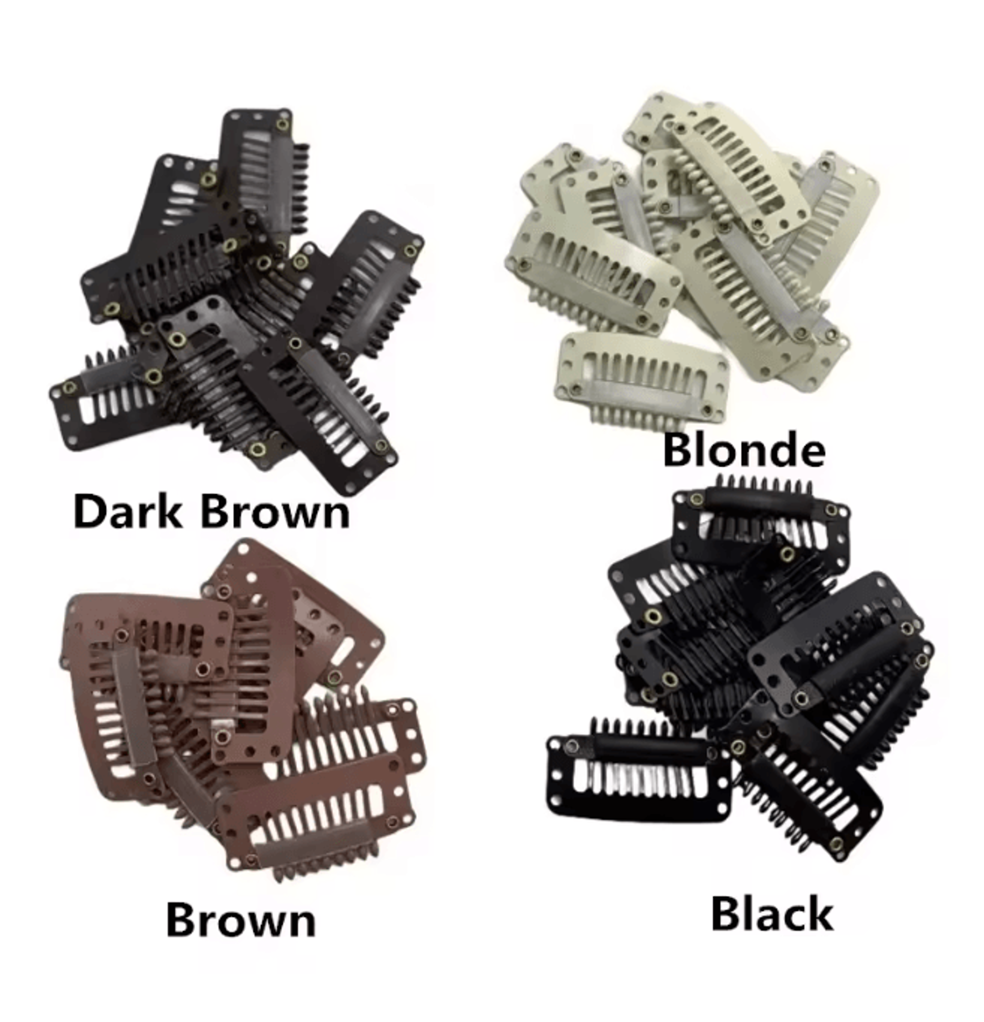 Hair Extension Snap Clips Set 0