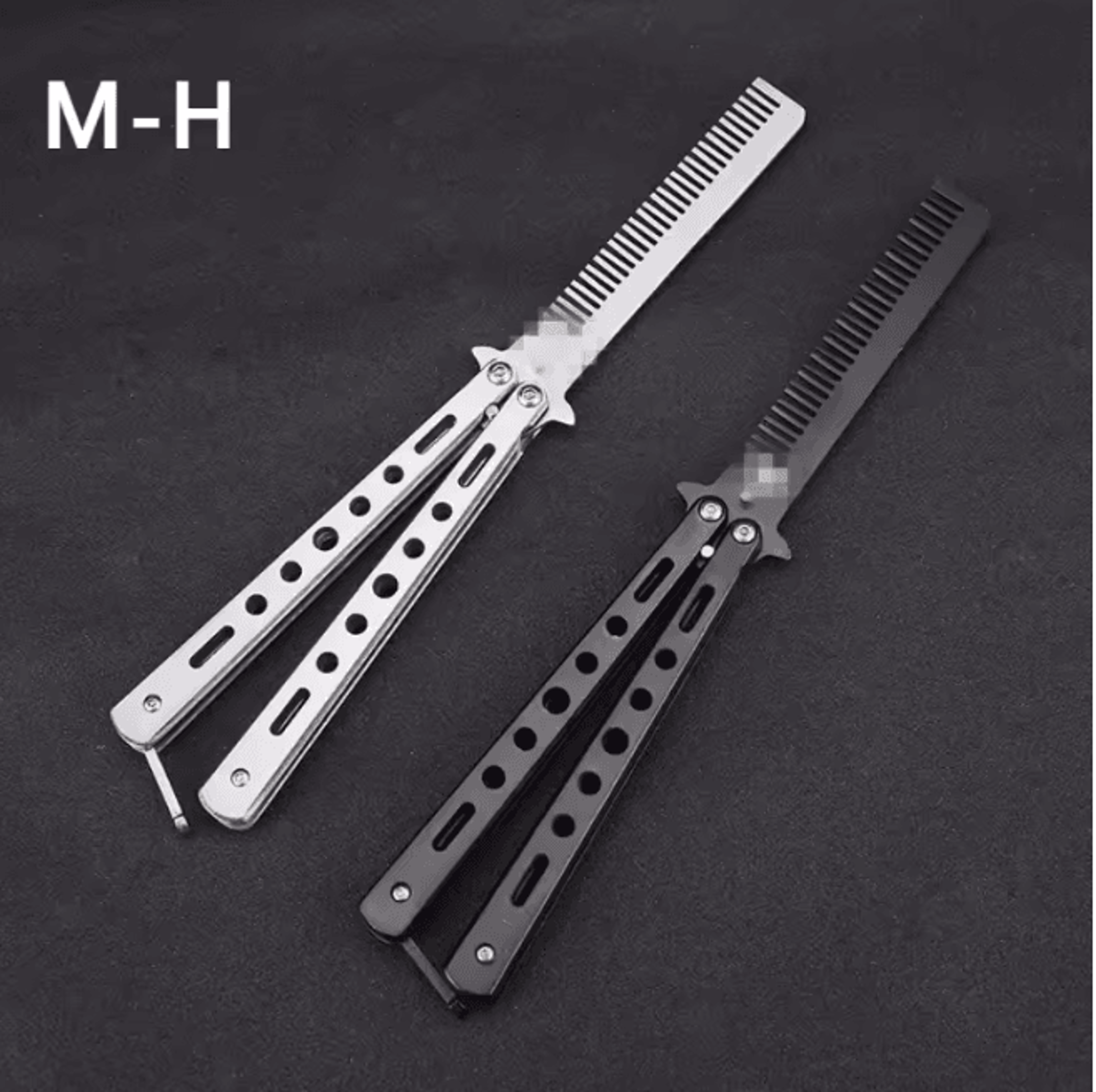 Foldable Training Butterfly Comb For Hair And Beard Styling 0