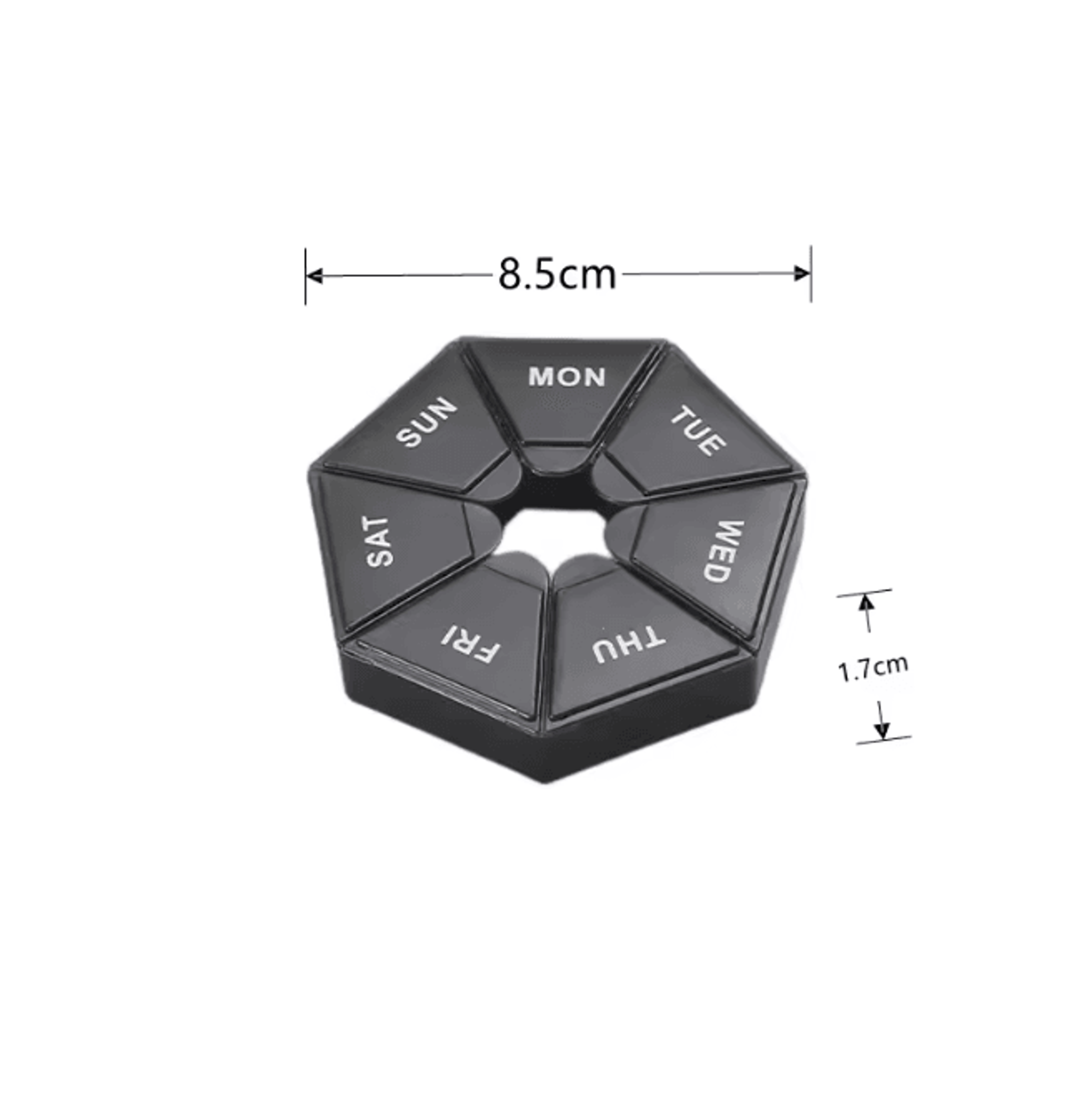 Mini Travel Pill Organizer Box 3