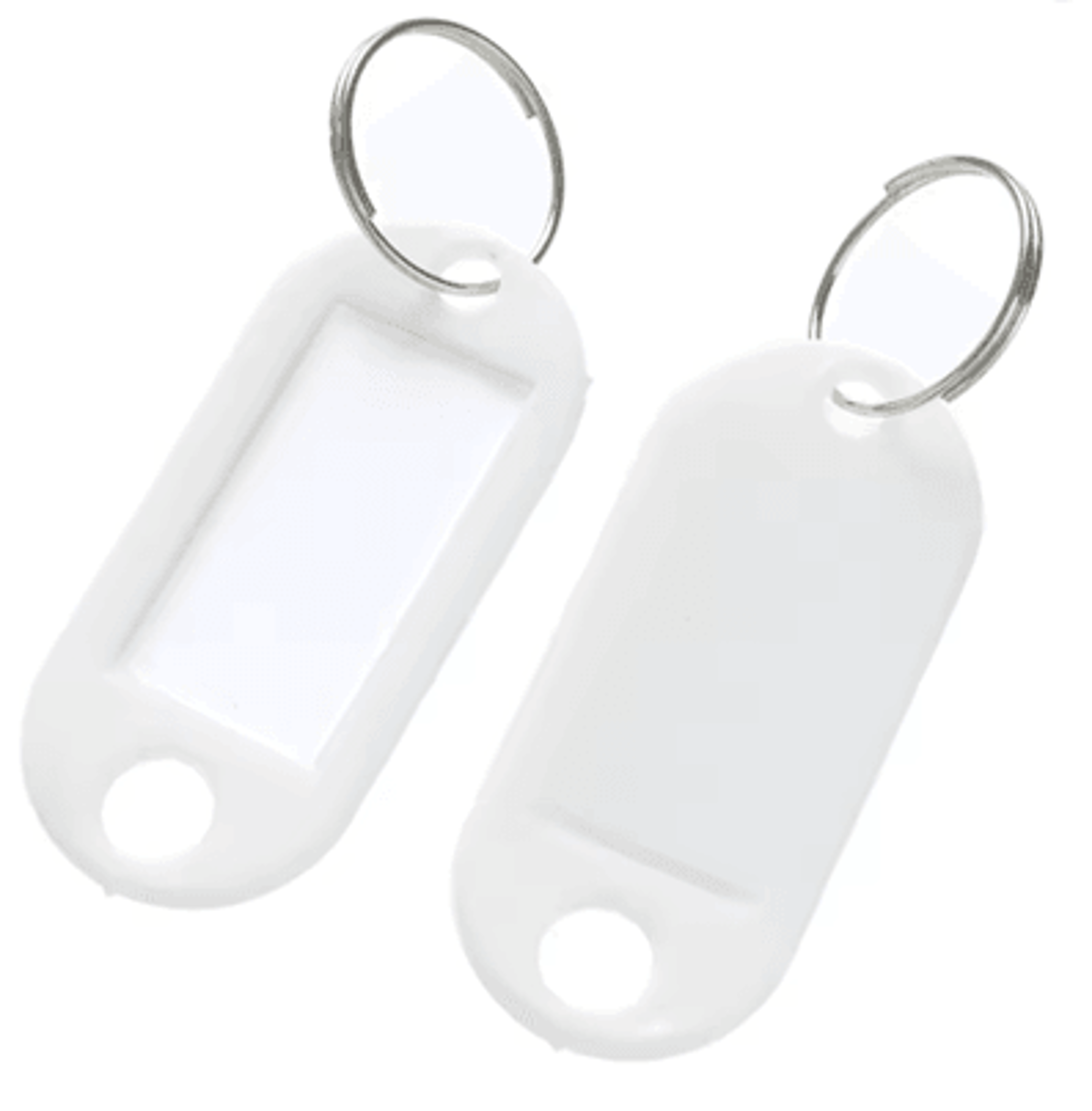 Color Plastic Key Tag Set 4