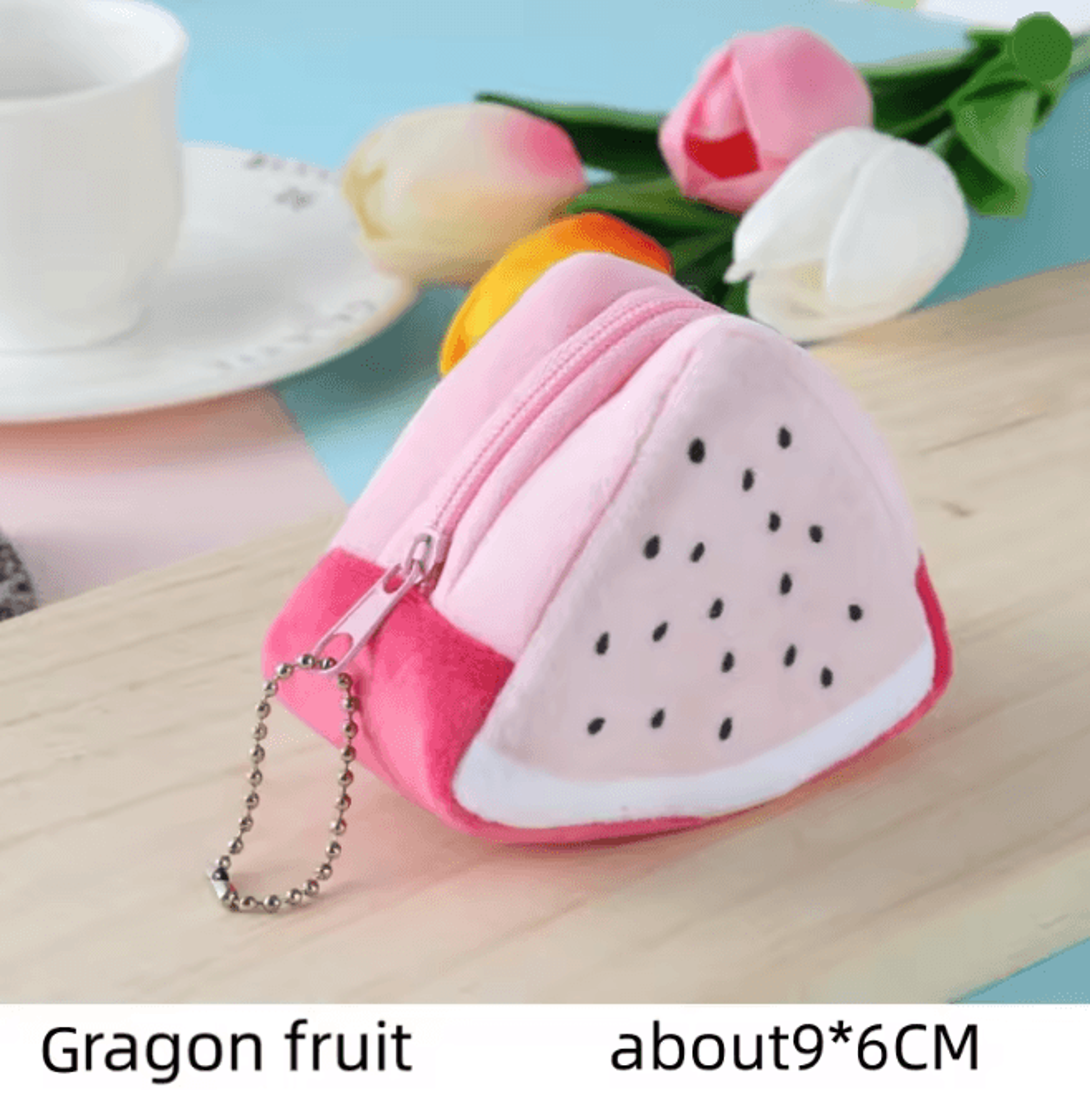 Cartoon Fruit Plush Coin Wallet For Kids 5