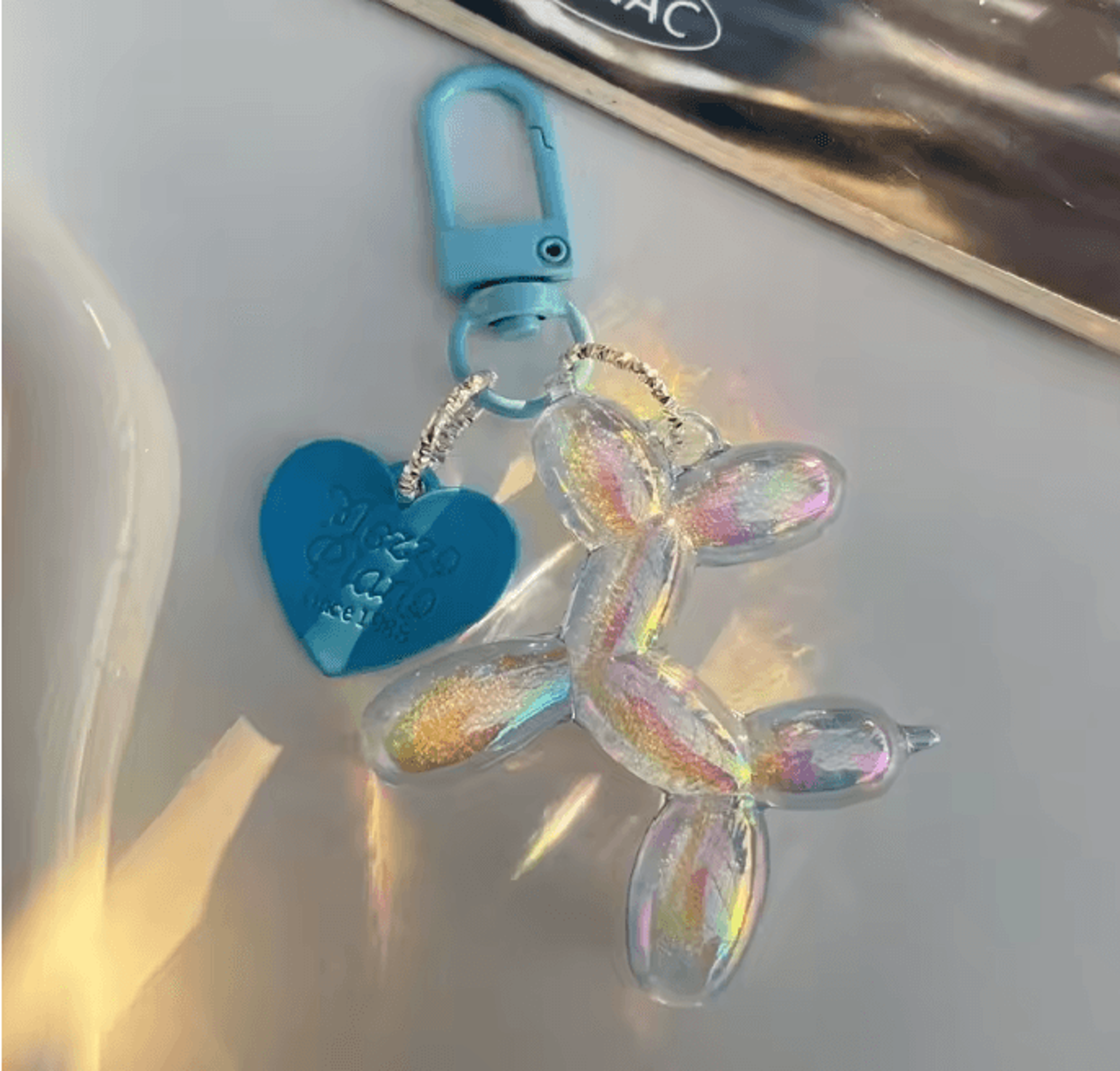 Jelly Balloon Dog Keychain Pendant 0