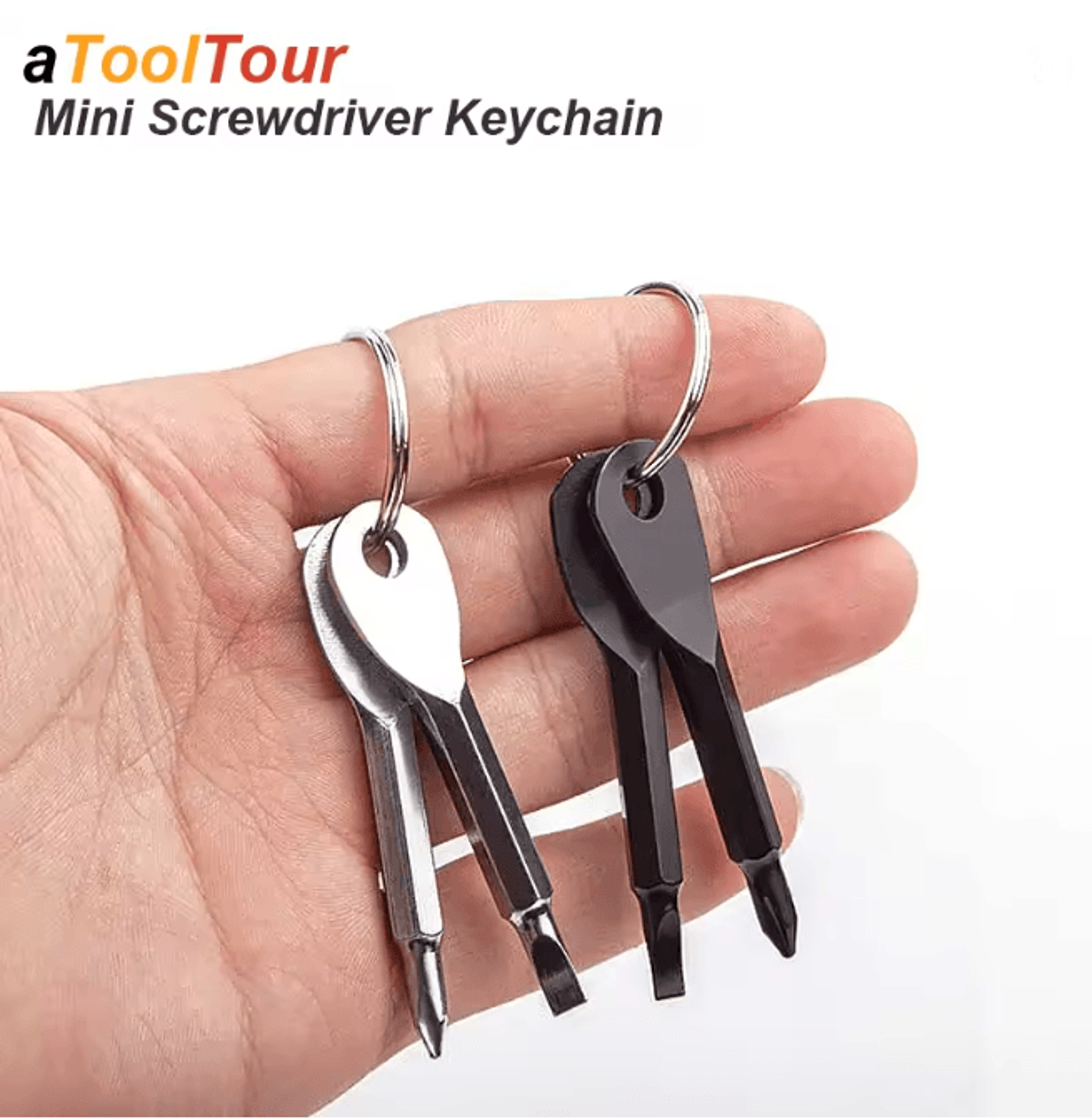 Mini Keychain Screwdriver Tool Set 0