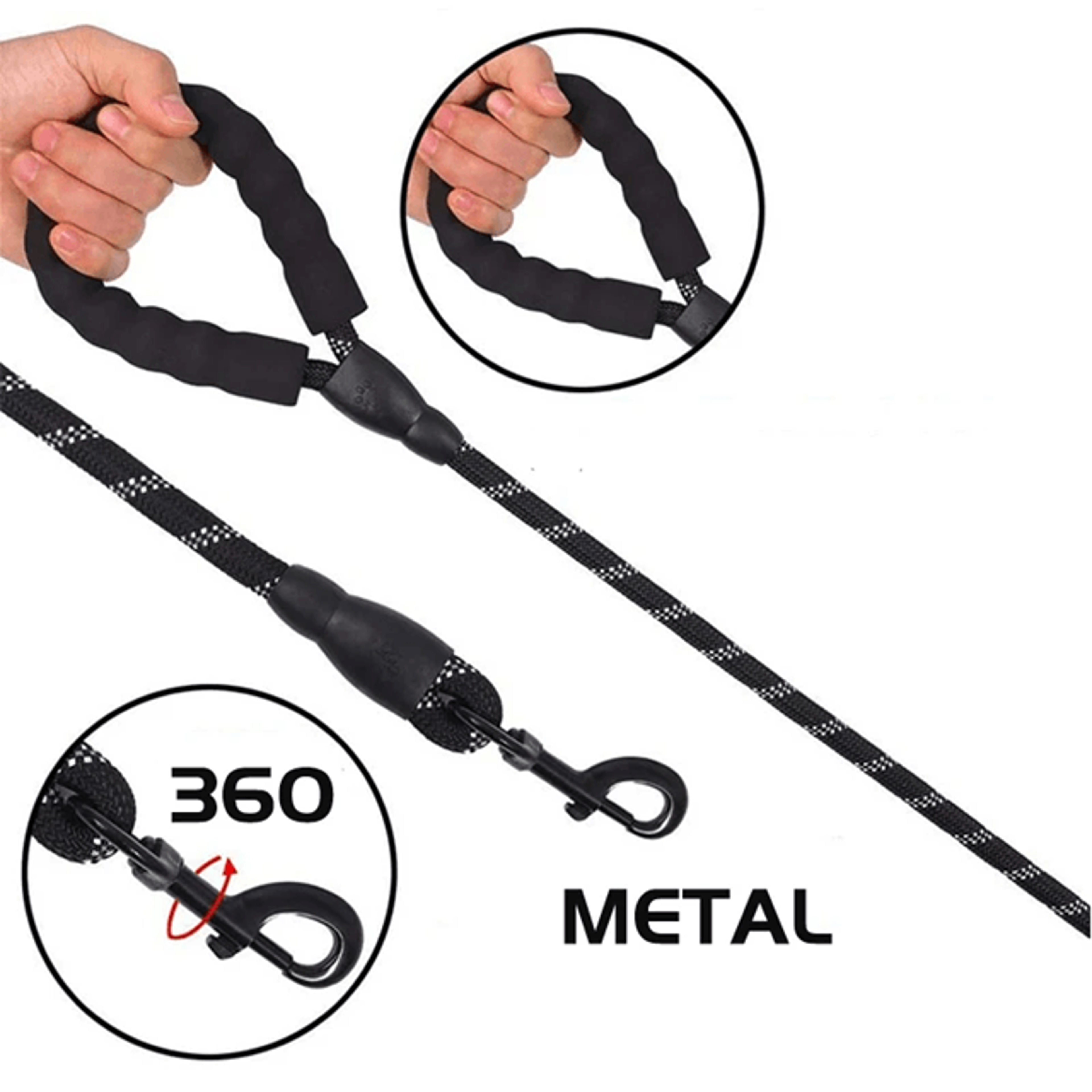 Ultimate Comfort Reflective Dog Leash For Strong Dogs 1