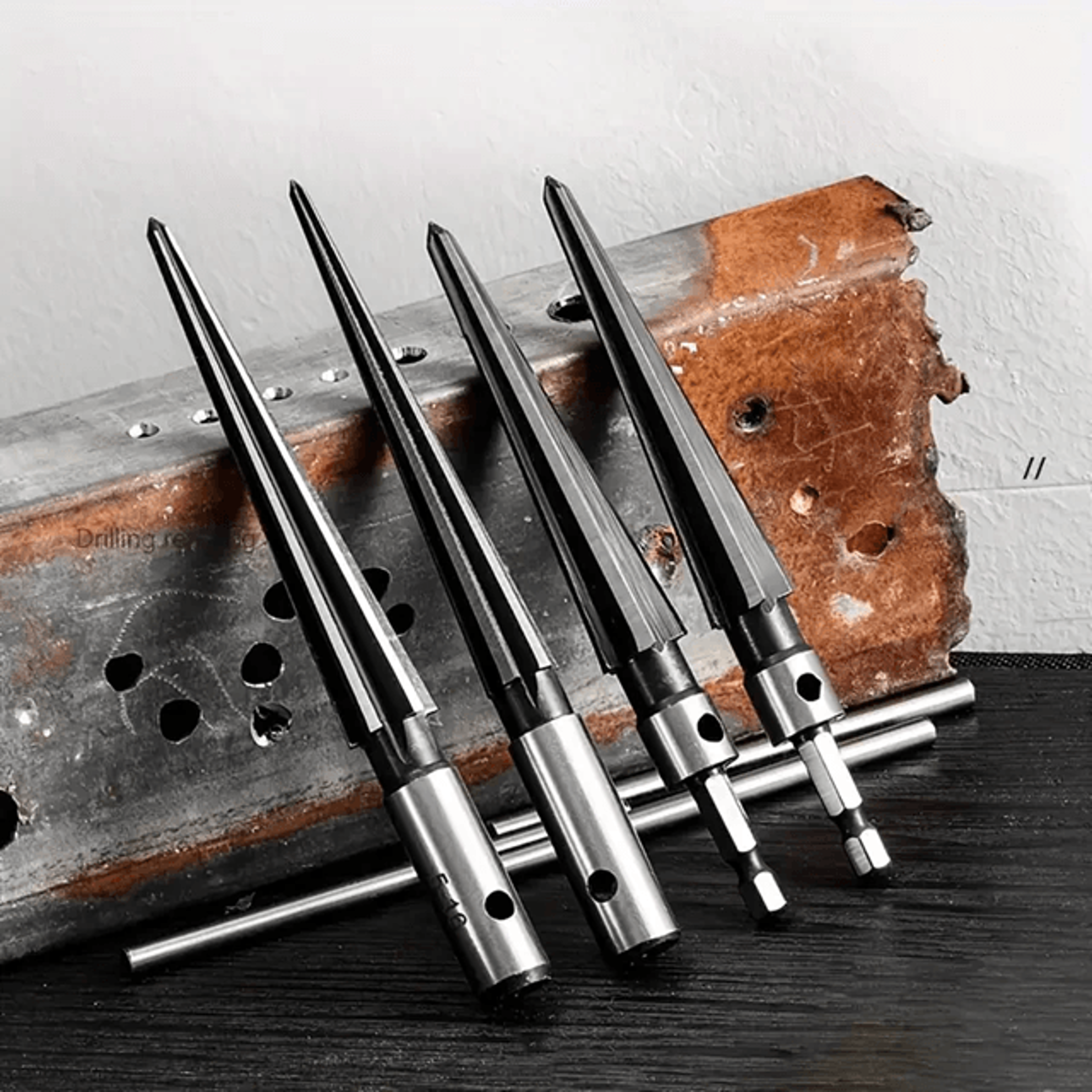 PrecisionCut Hex Cone Chamfering Tool Set For Wood Metal And Plastic 0