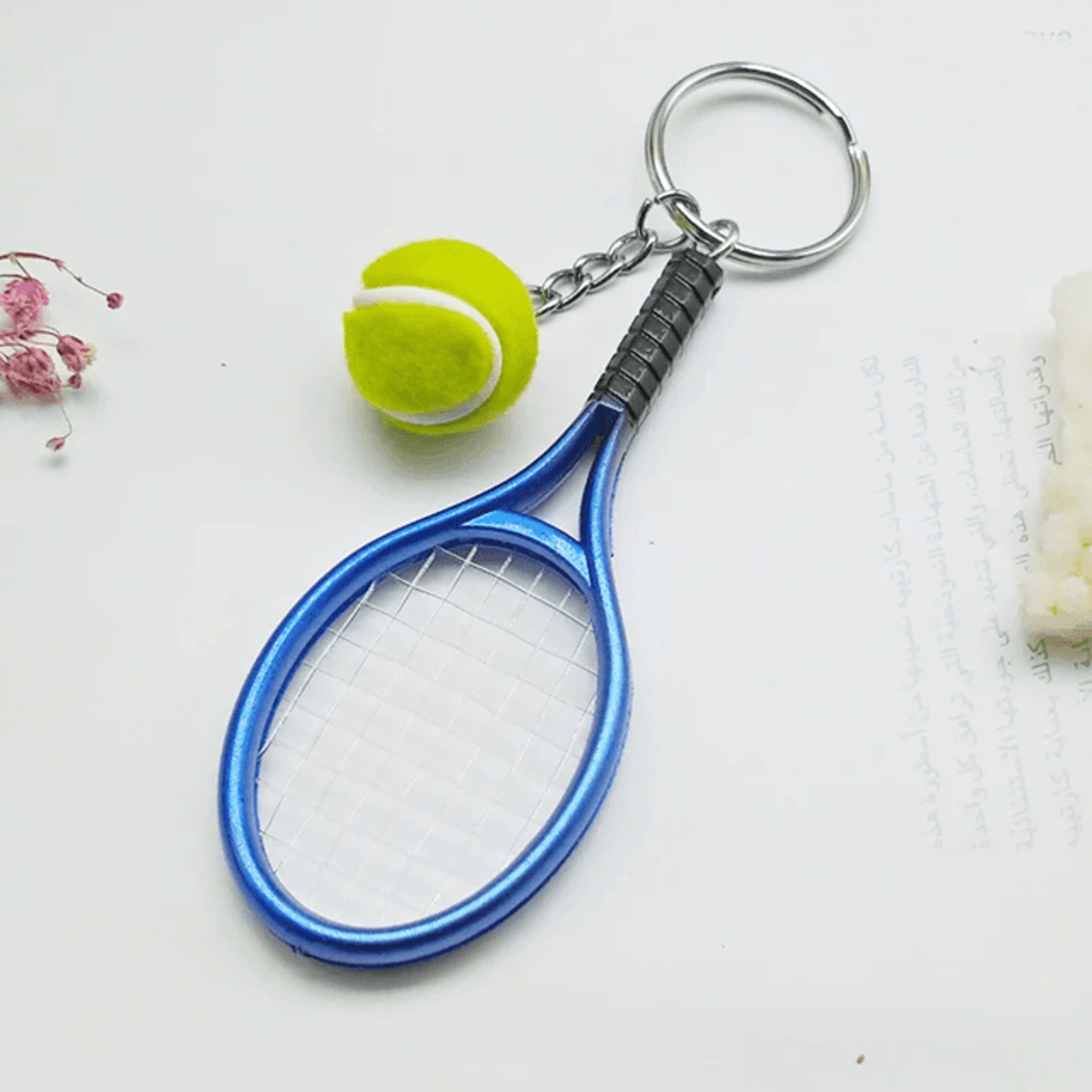Mini Tennis Racket Keychain Gift Accessory For Sports Lovers 6