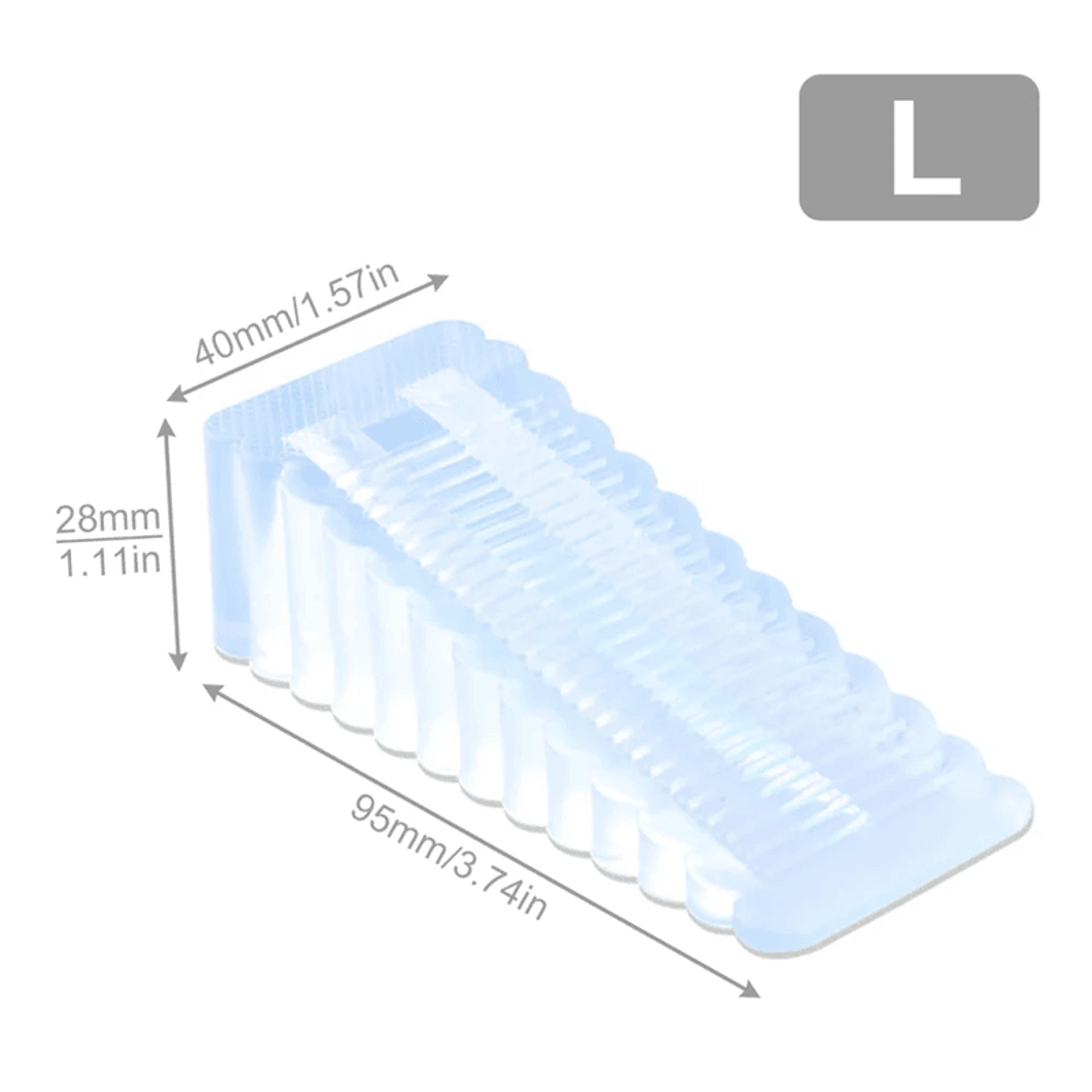 SafeHold Silicone Door Stopper Set 4