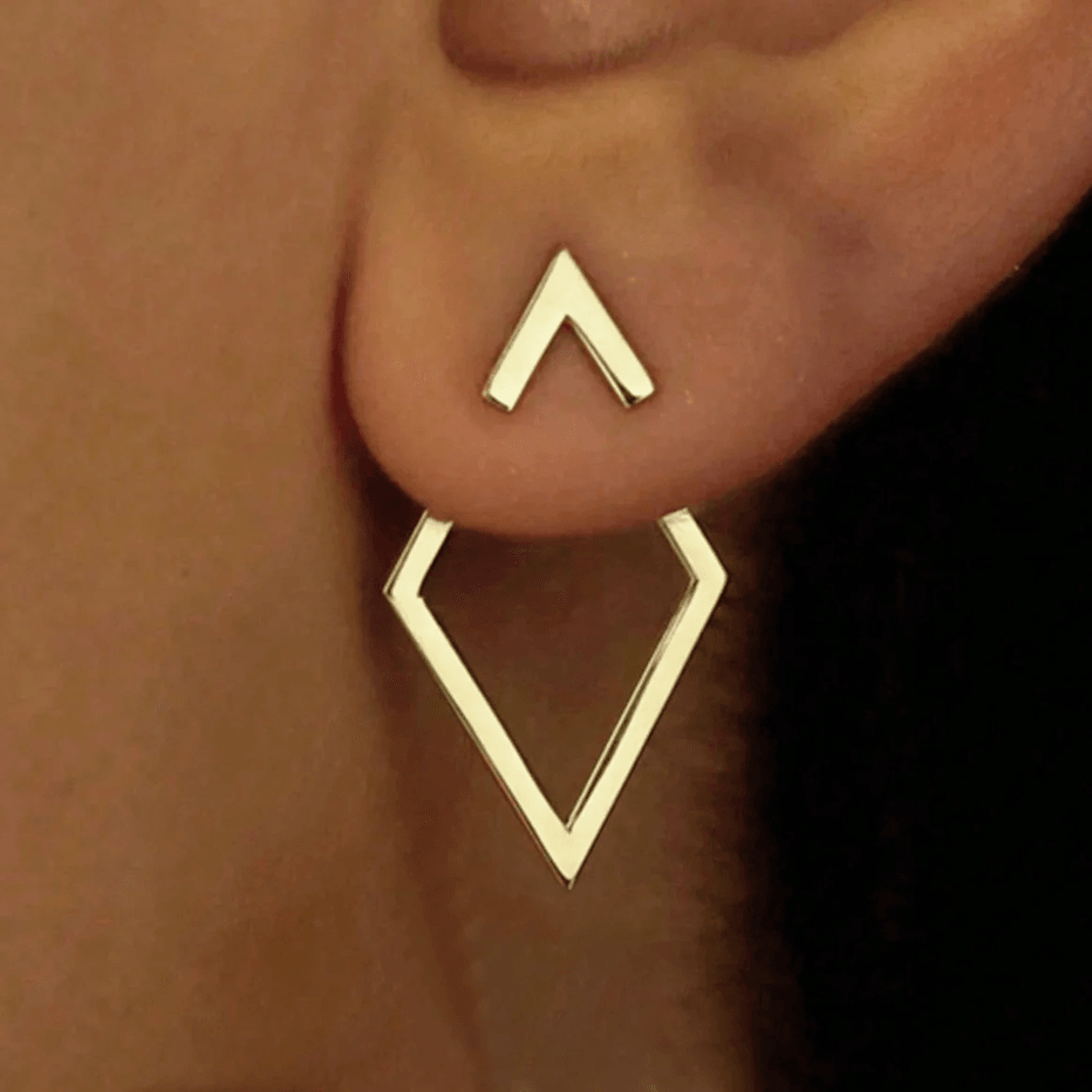 ParisLuxe Geometric Drop Earrings 1