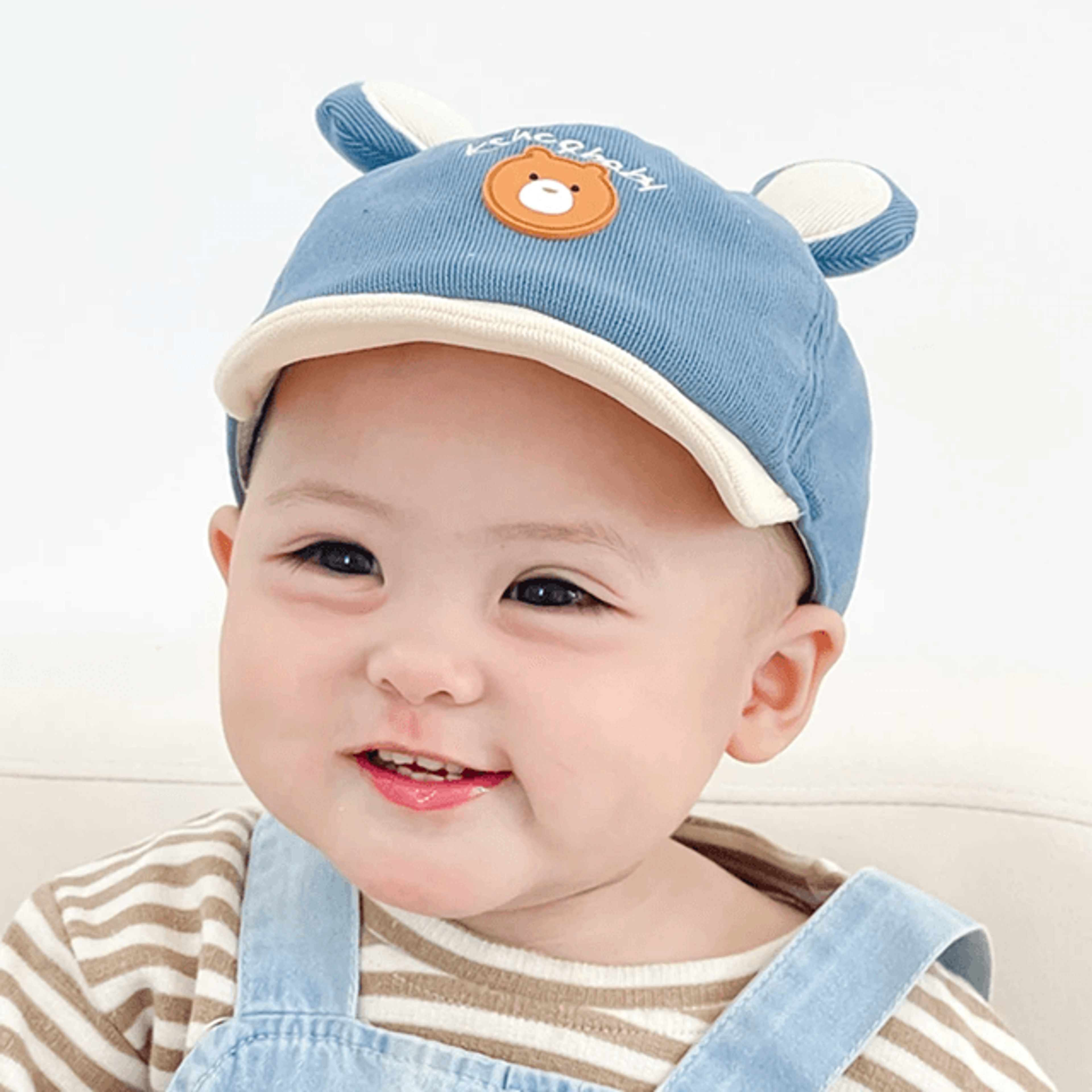 BearBuddy Baby Sun Hat With Ears 0