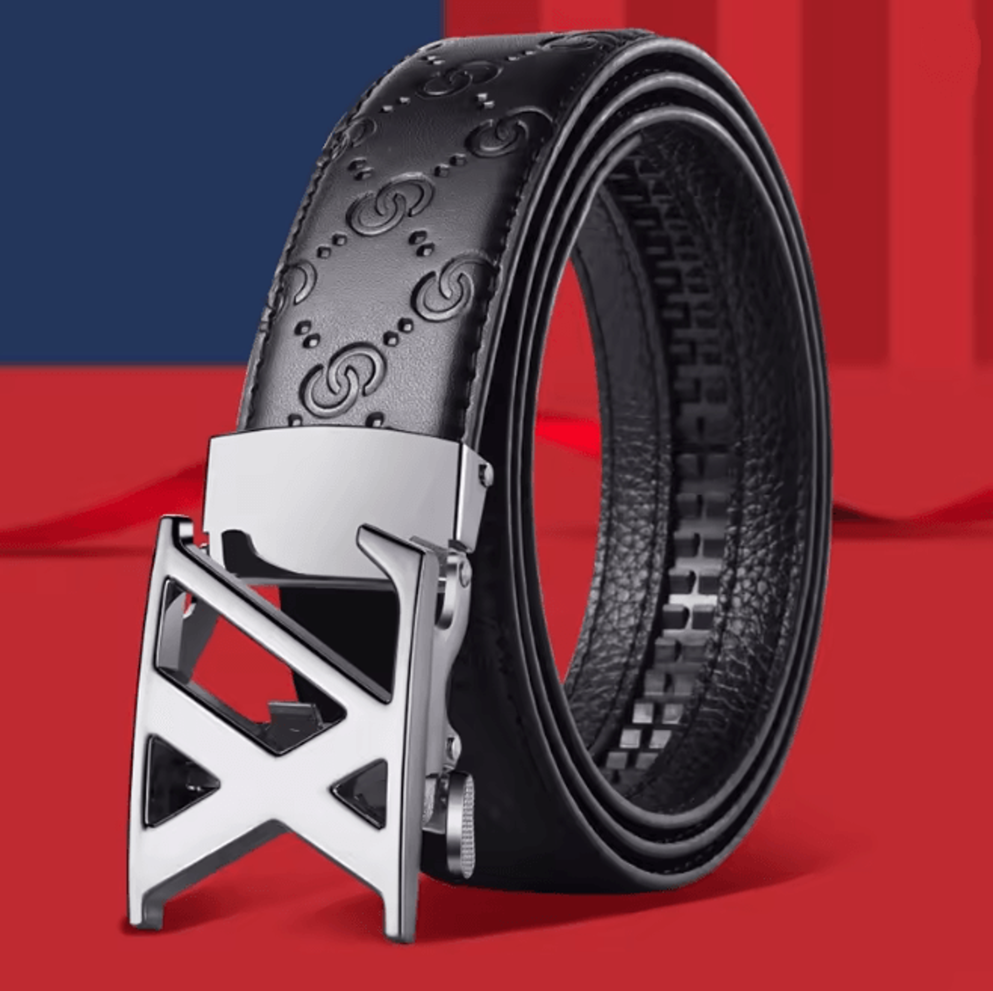 Mens Premium Leather Business Belt 5
