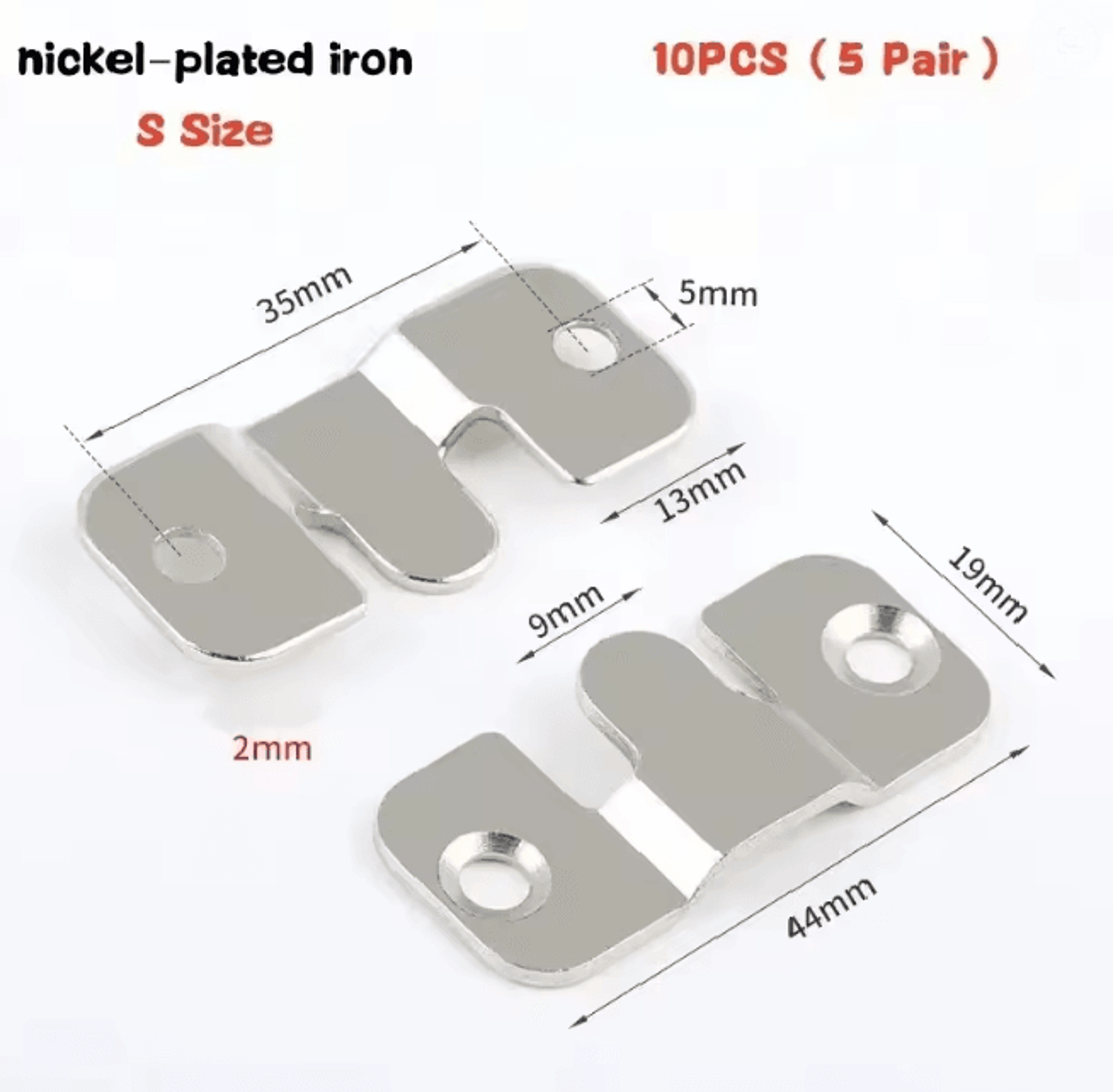 Flush Mount Interlock Picture Hanger Set 4