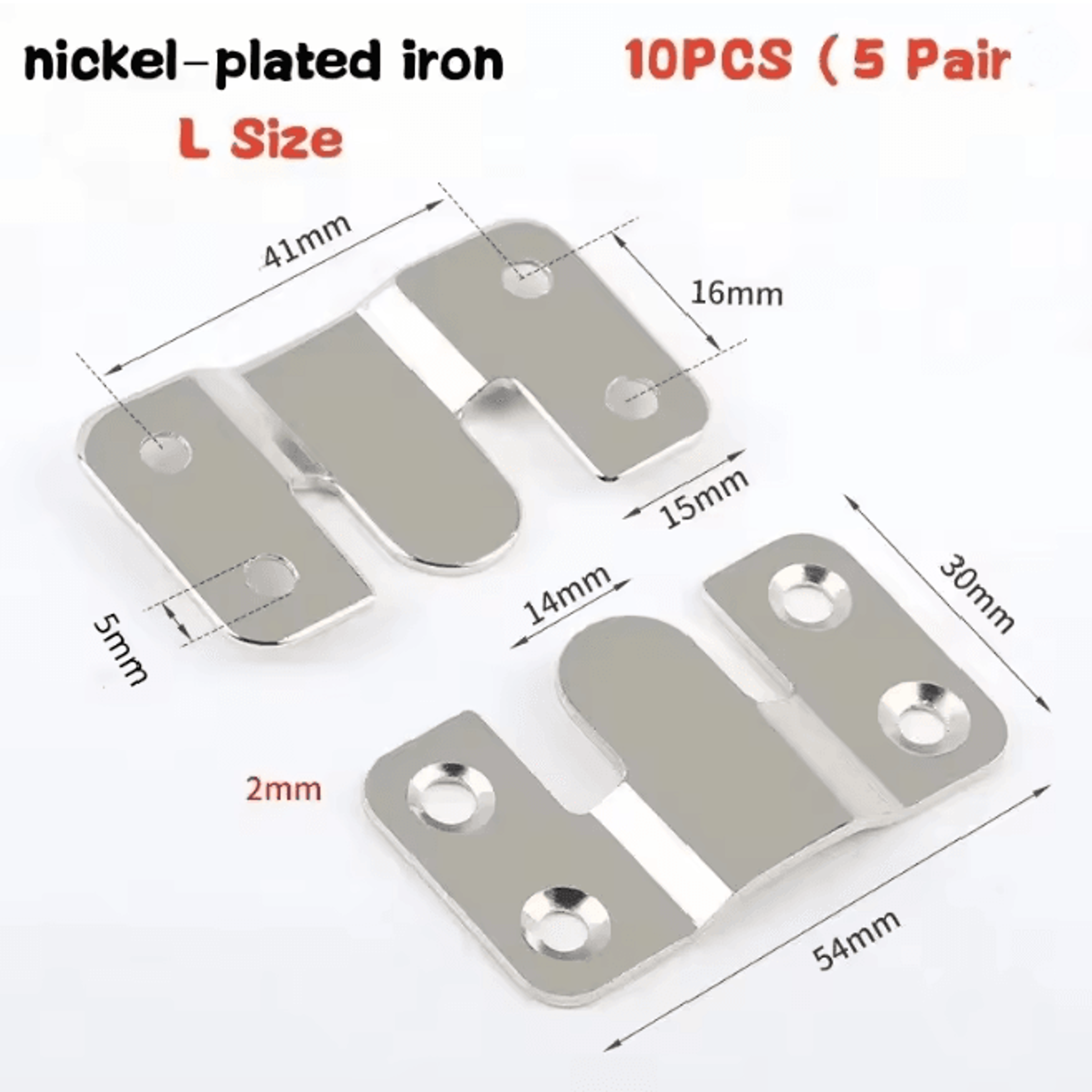 Flush Mount Interlock Picture Hanger Set 5