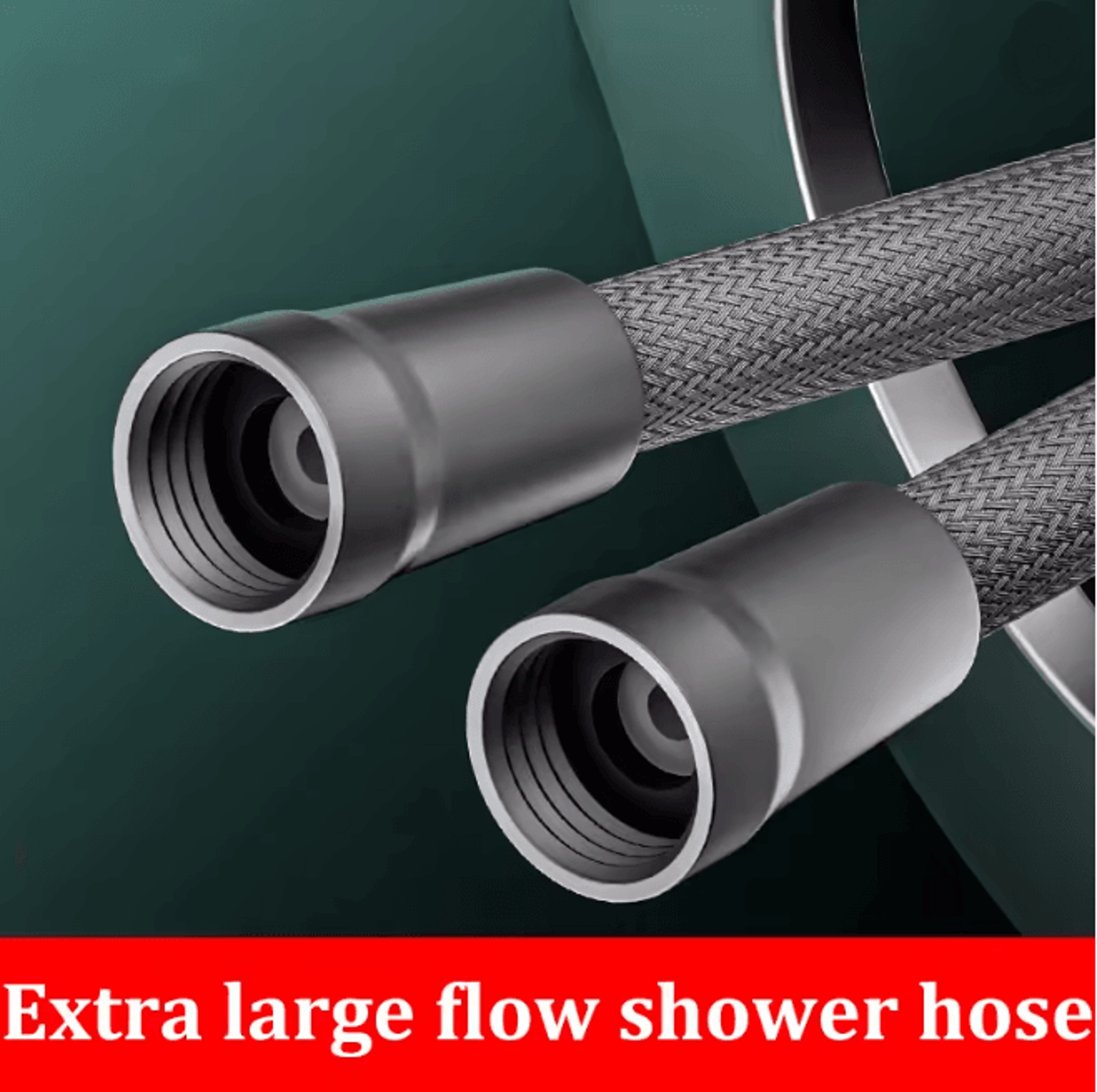 Nylon Braided Shower Hose Connector 1