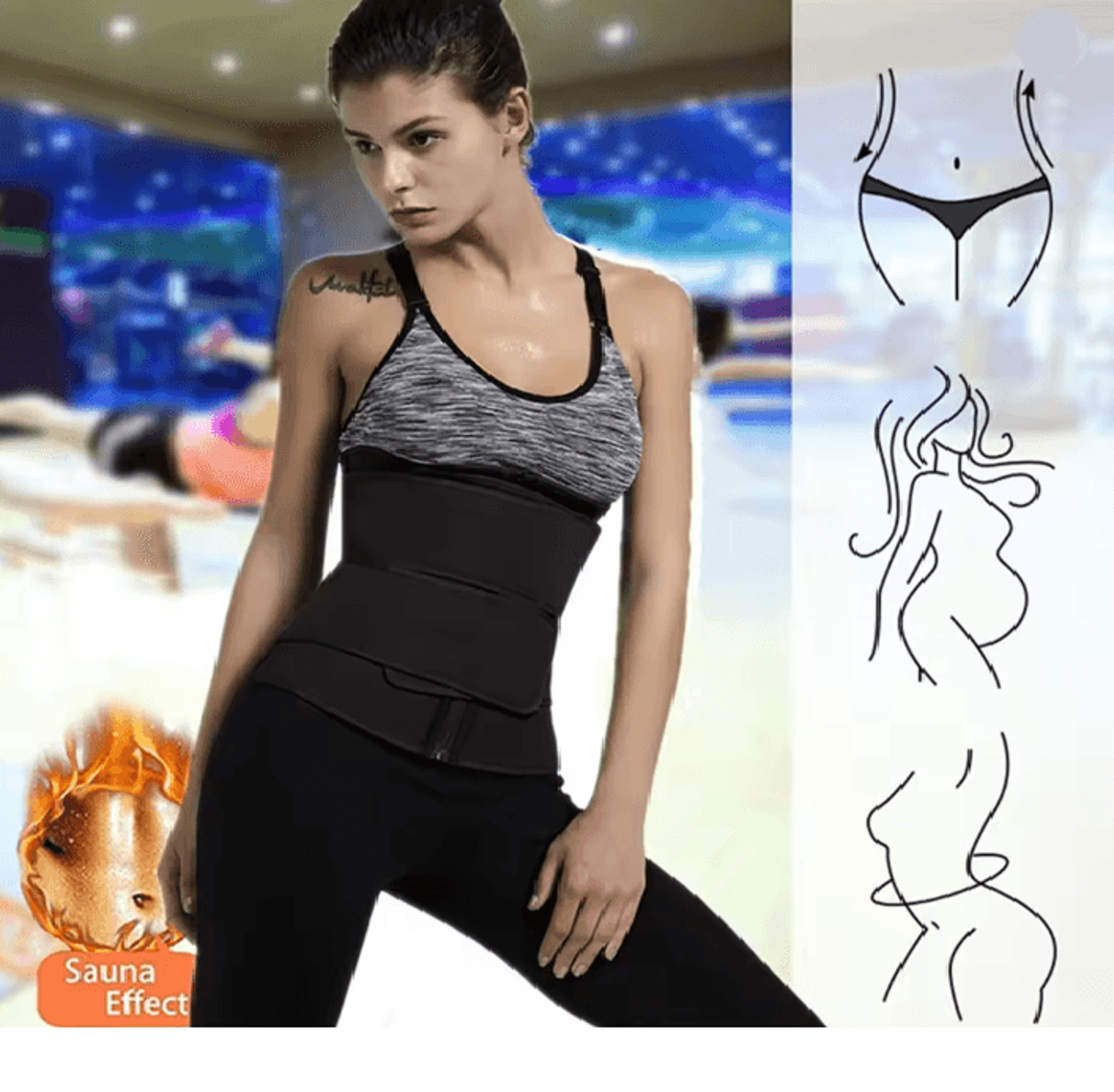 Waist Trainer Slimming Belt For Workout And Daily Support 1