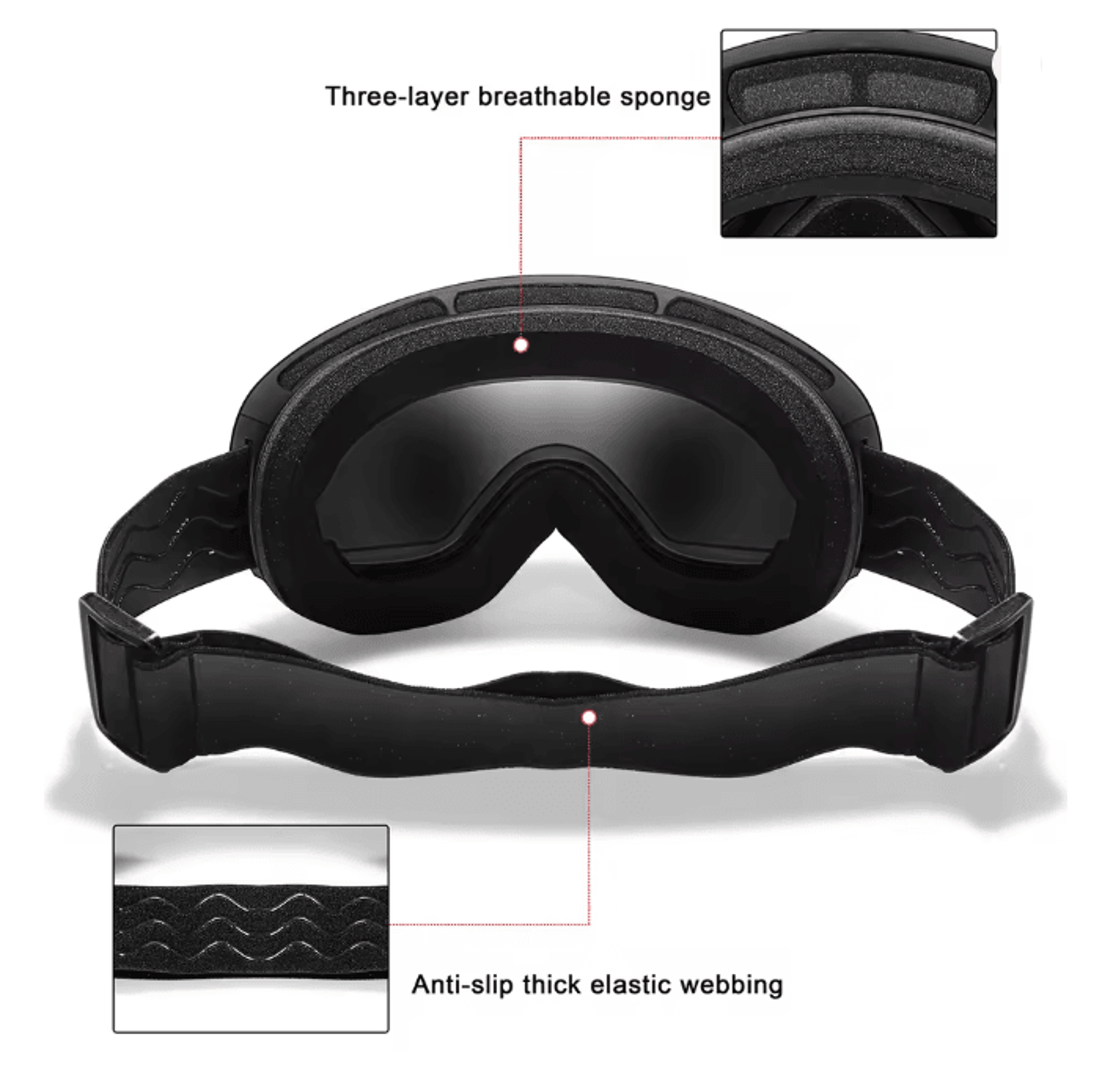 ArcticView Snow Sports Goggles 3