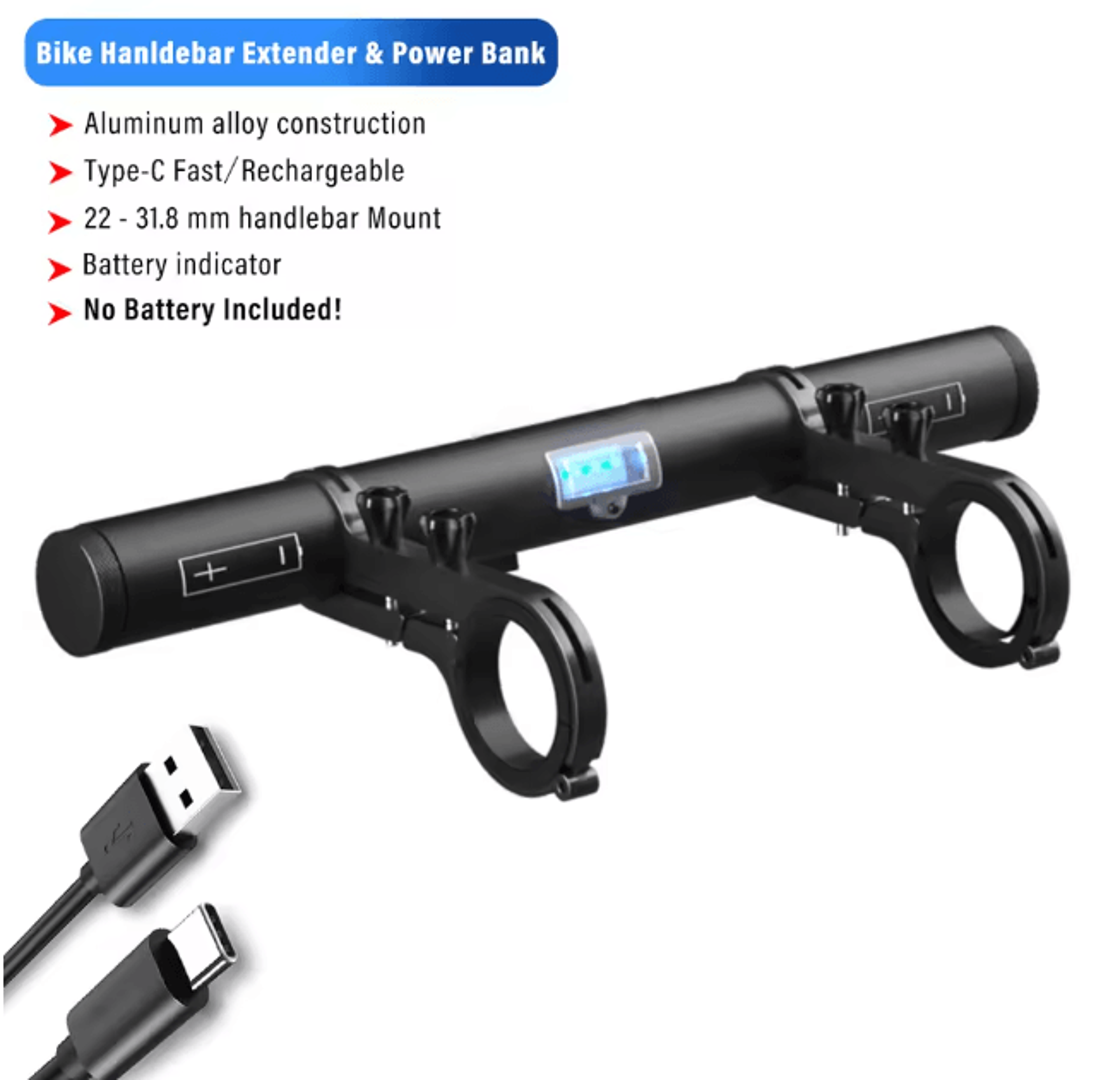 TrailMount Bicycle Handlebar Extender 0