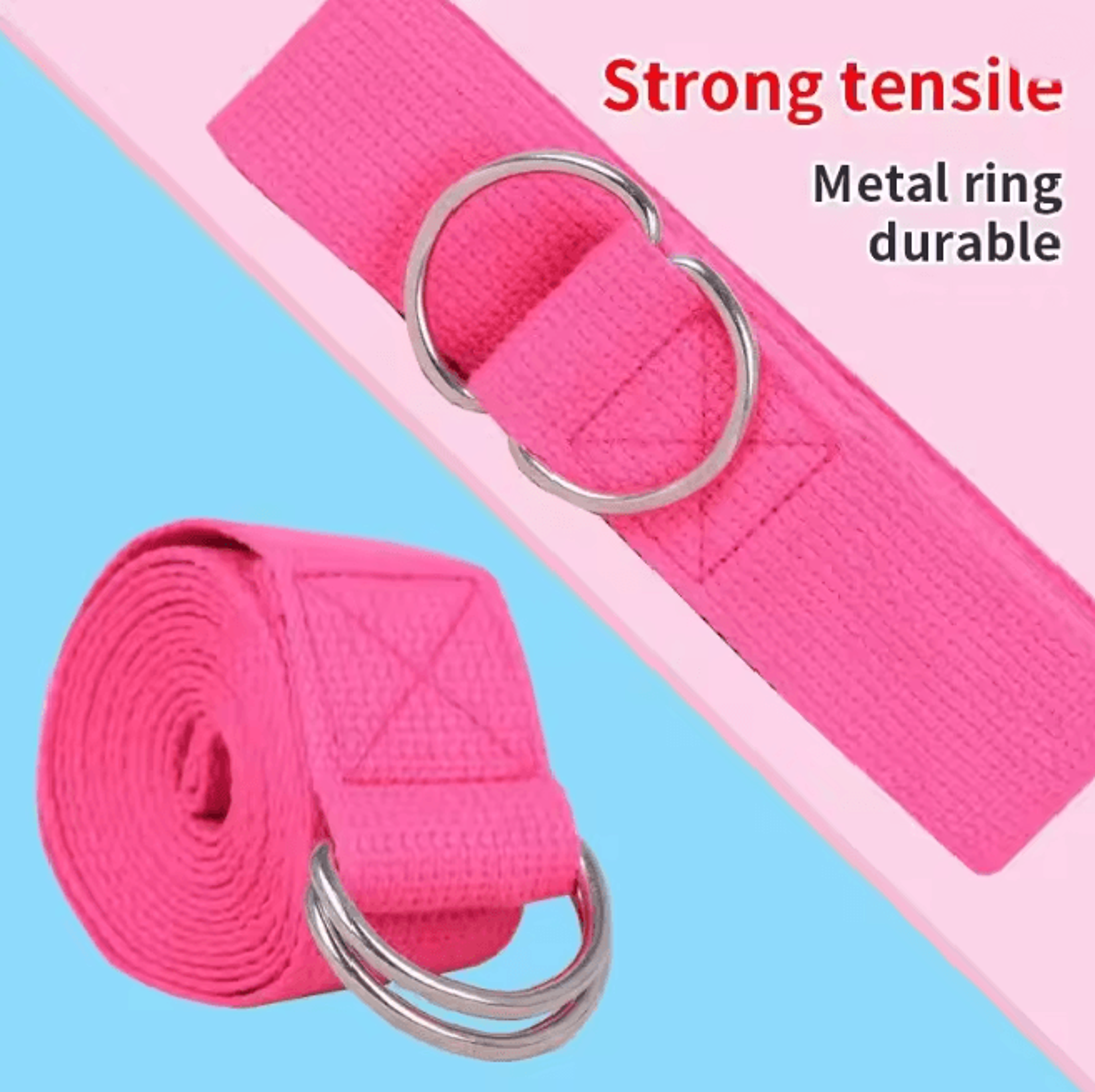 FlowFlex Adjustable Yoga Strap 2