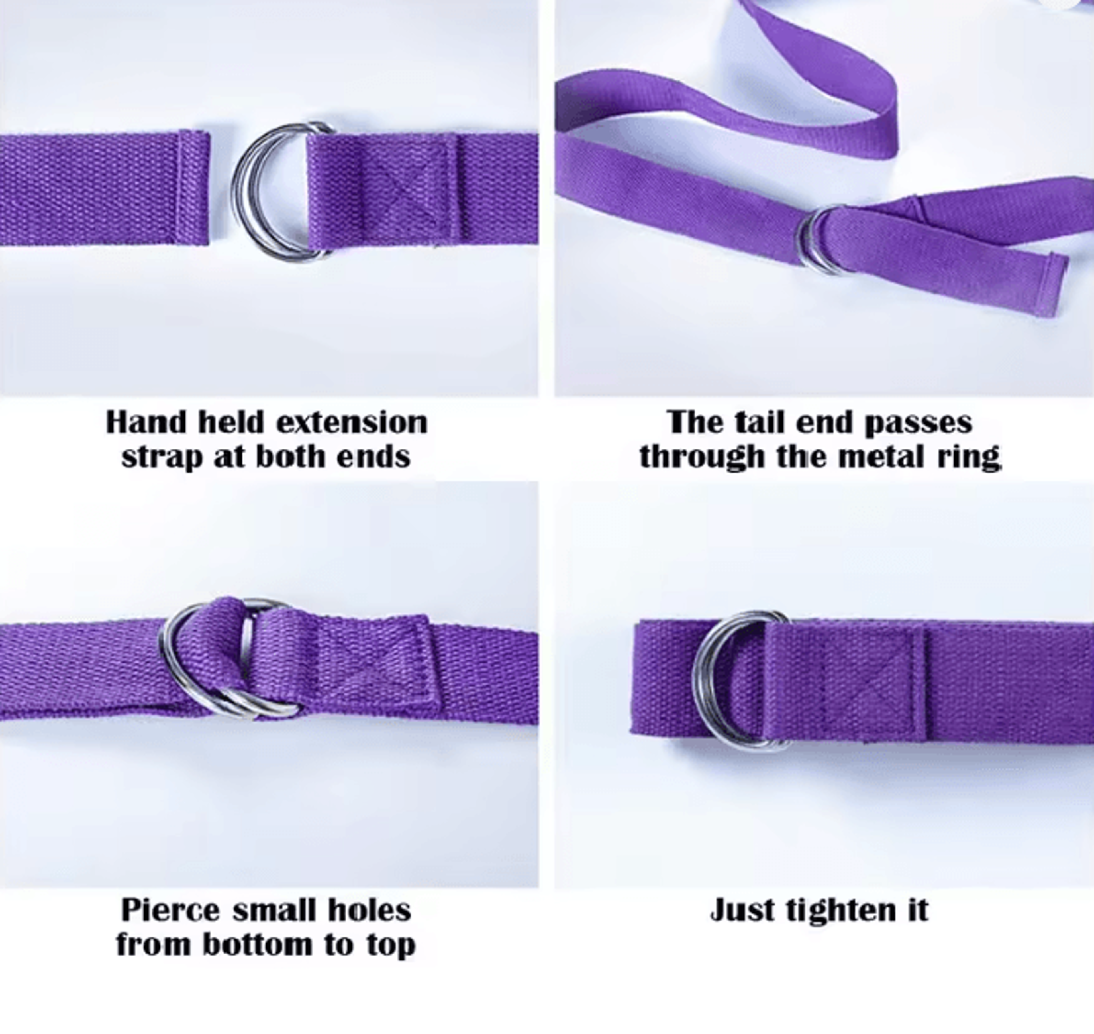StretchFlow Adjustable Yoga Strap 3