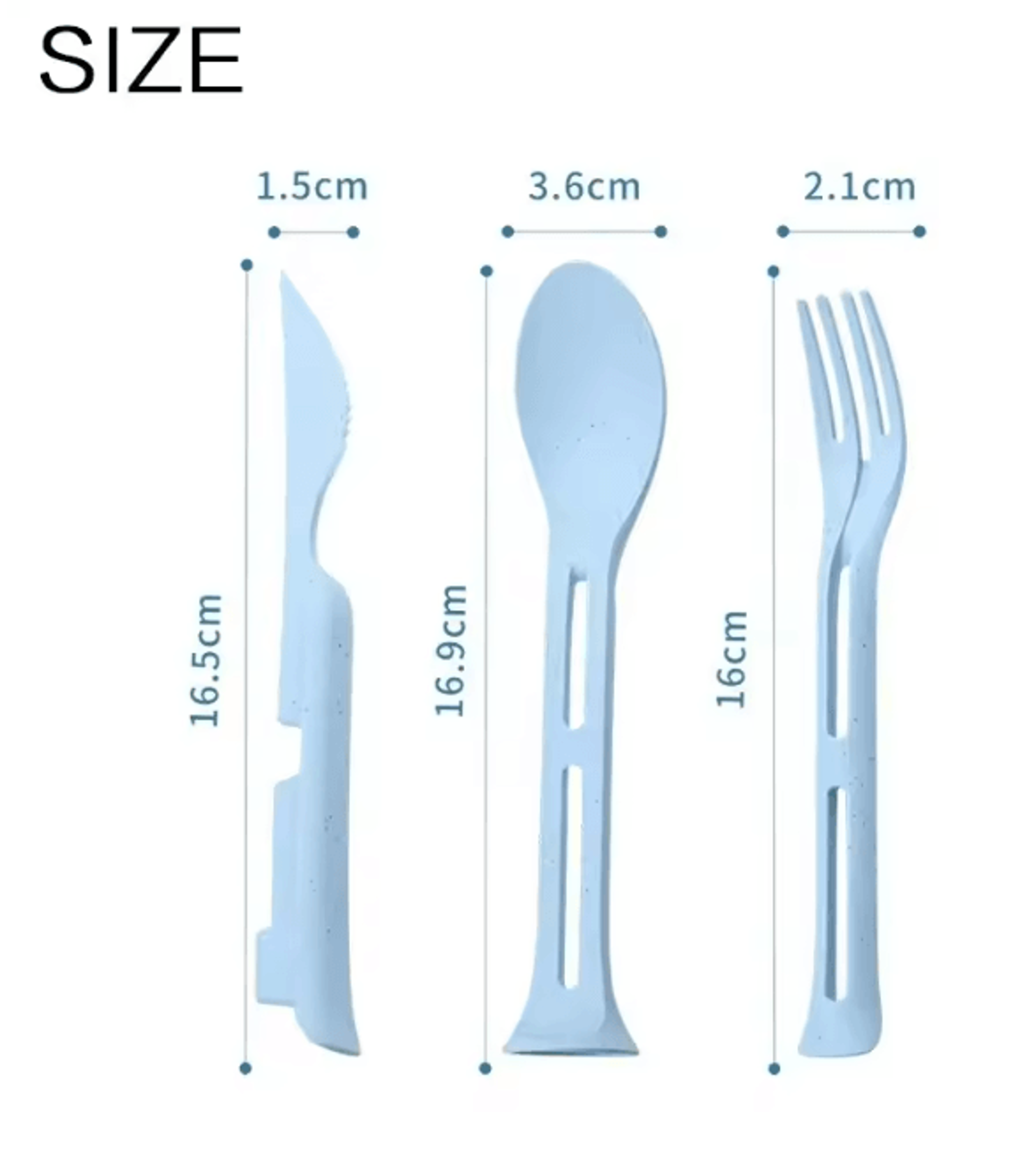 EcoTravel Portable Tableware Set 3