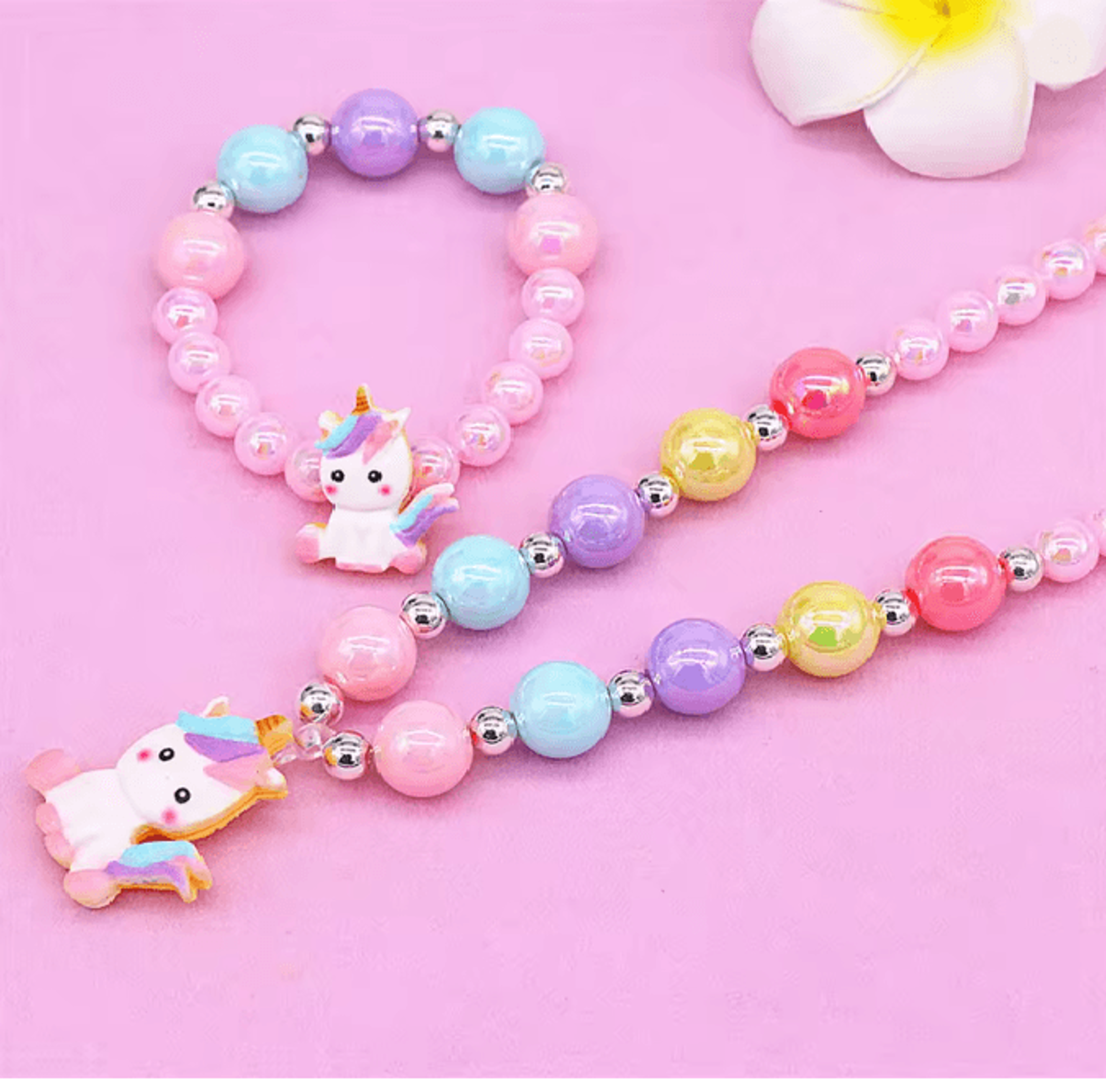 MagicGlow Unicorn Jewelry Set For Girls 2