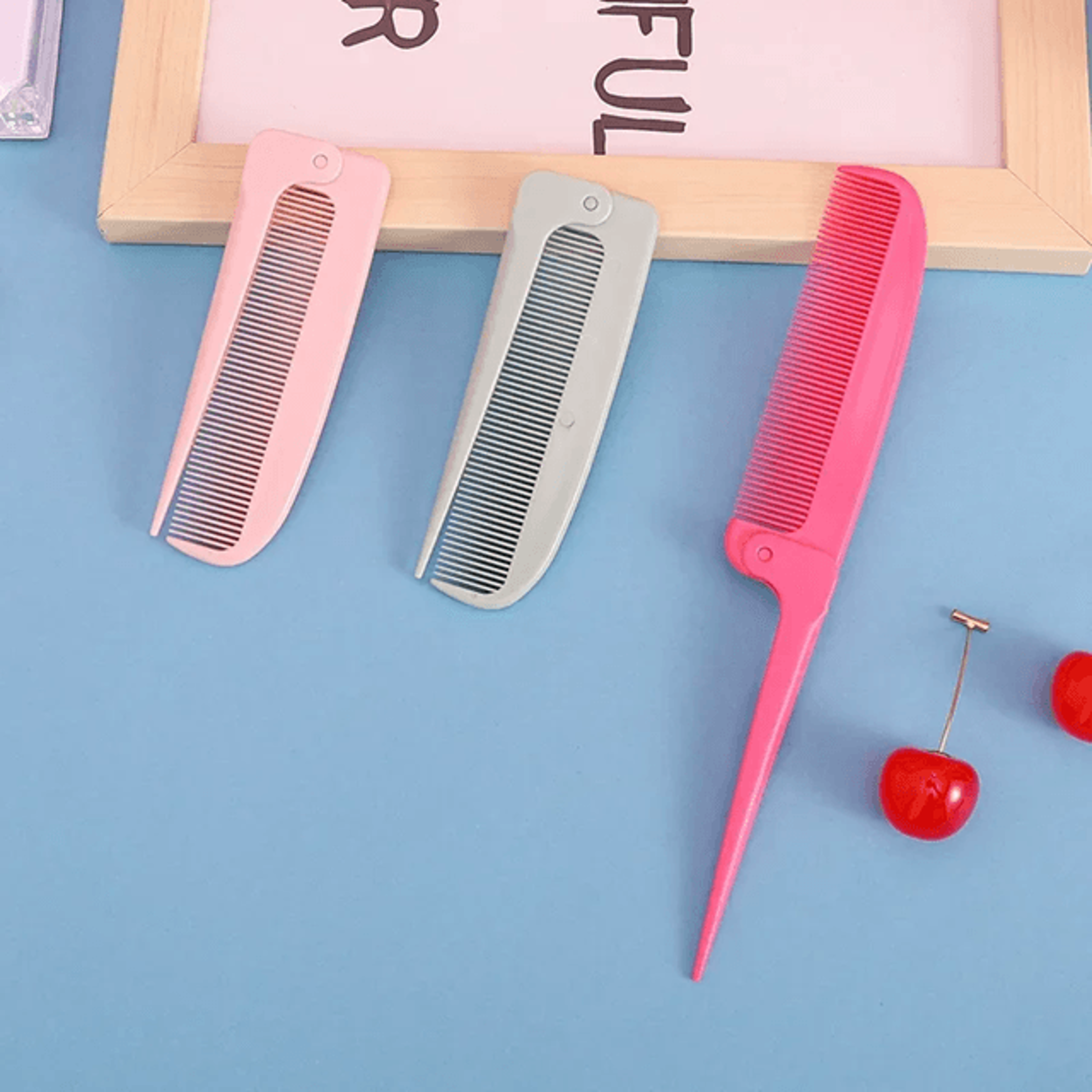Foldable Kids Styling Comb And Hair Brush 1