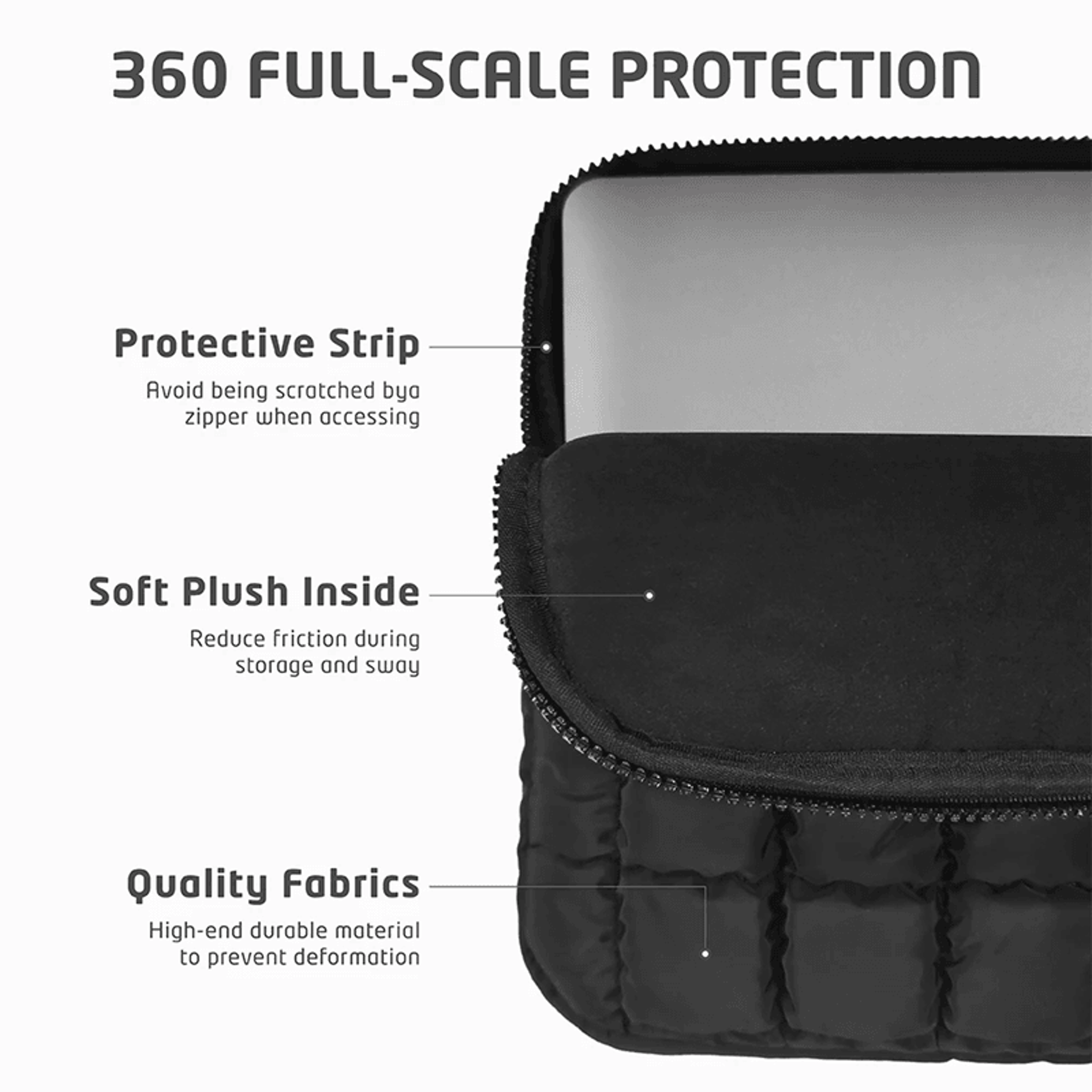 PuffGuard Quilted Laptop Sleeve 1