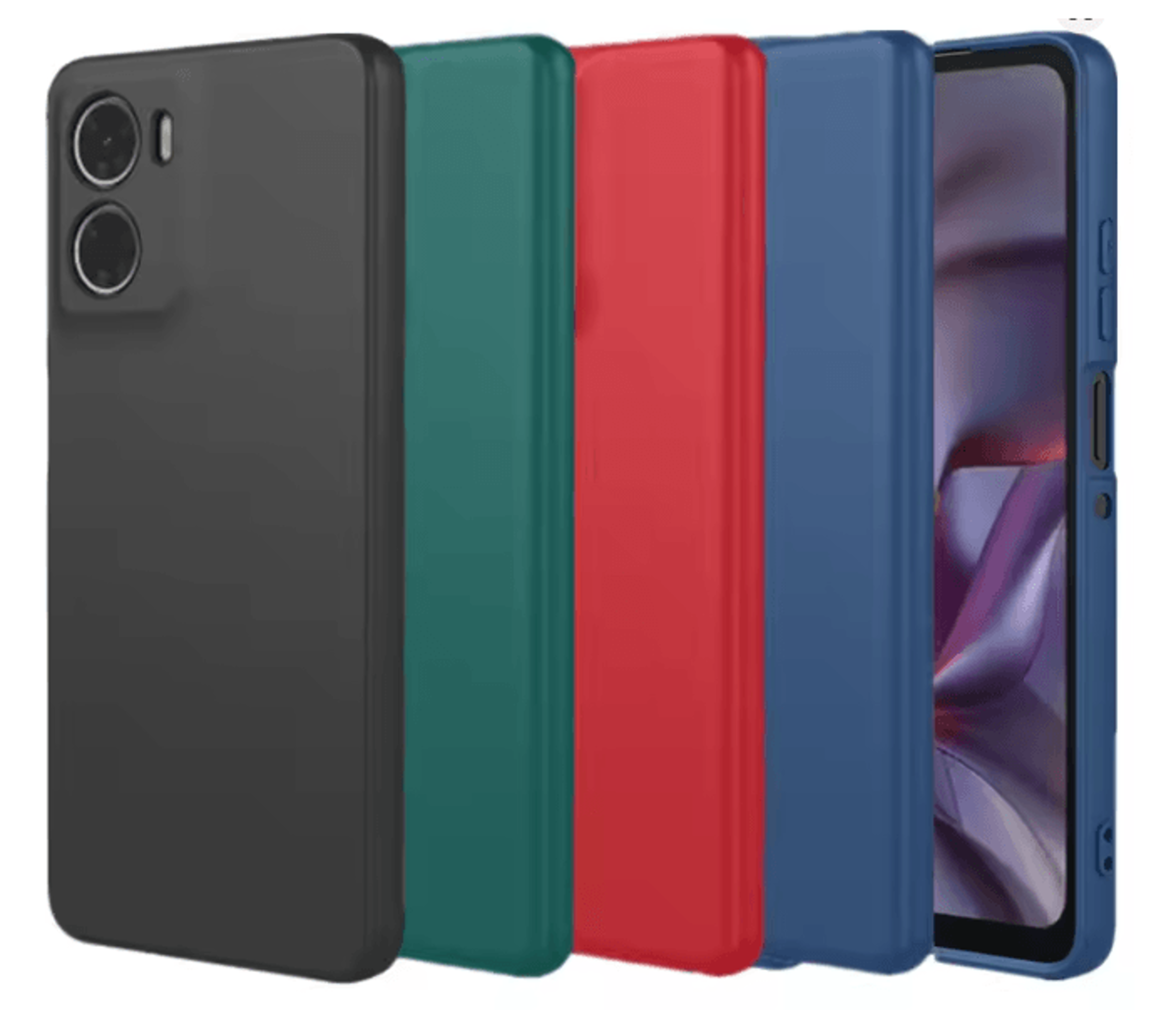 Liquid Silicone Protective Case For Motorola Moto G06 G56 G86 0