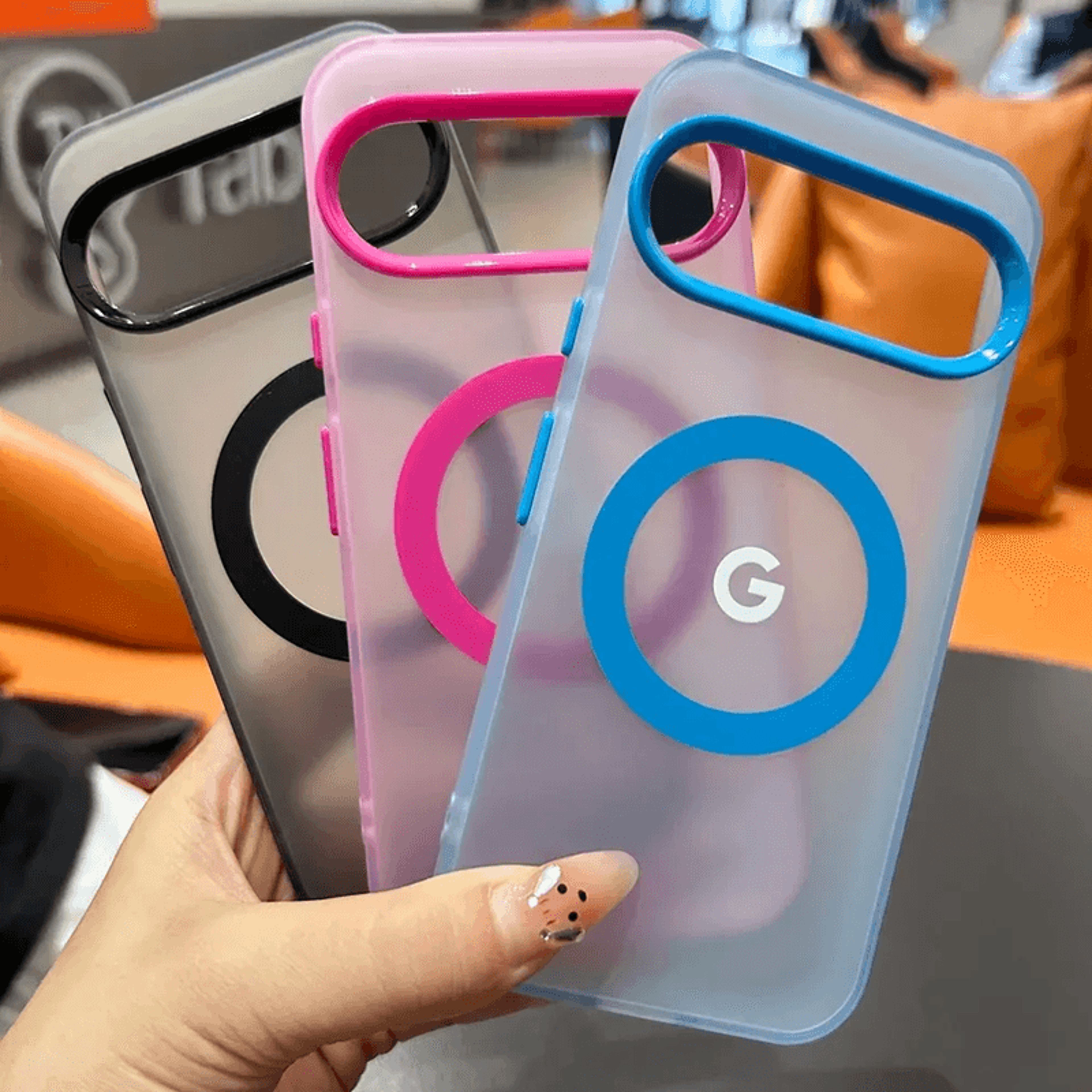 Magnetic Skin Feel Case For Google Pixel Wireless Charging Back Cover 0