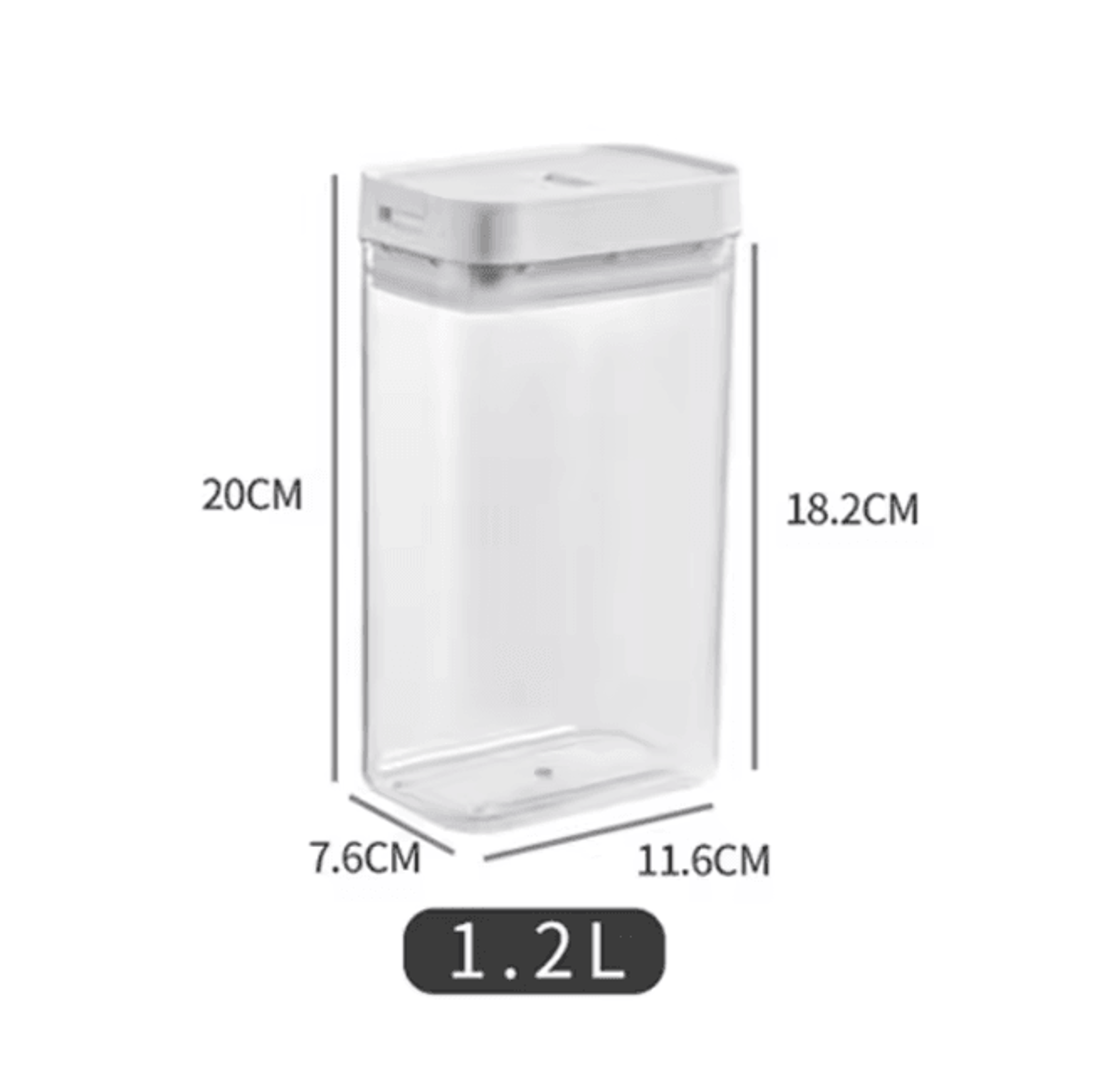 FreshSeal Pasta Storage Container Airtight Spaghetti Food Box 4