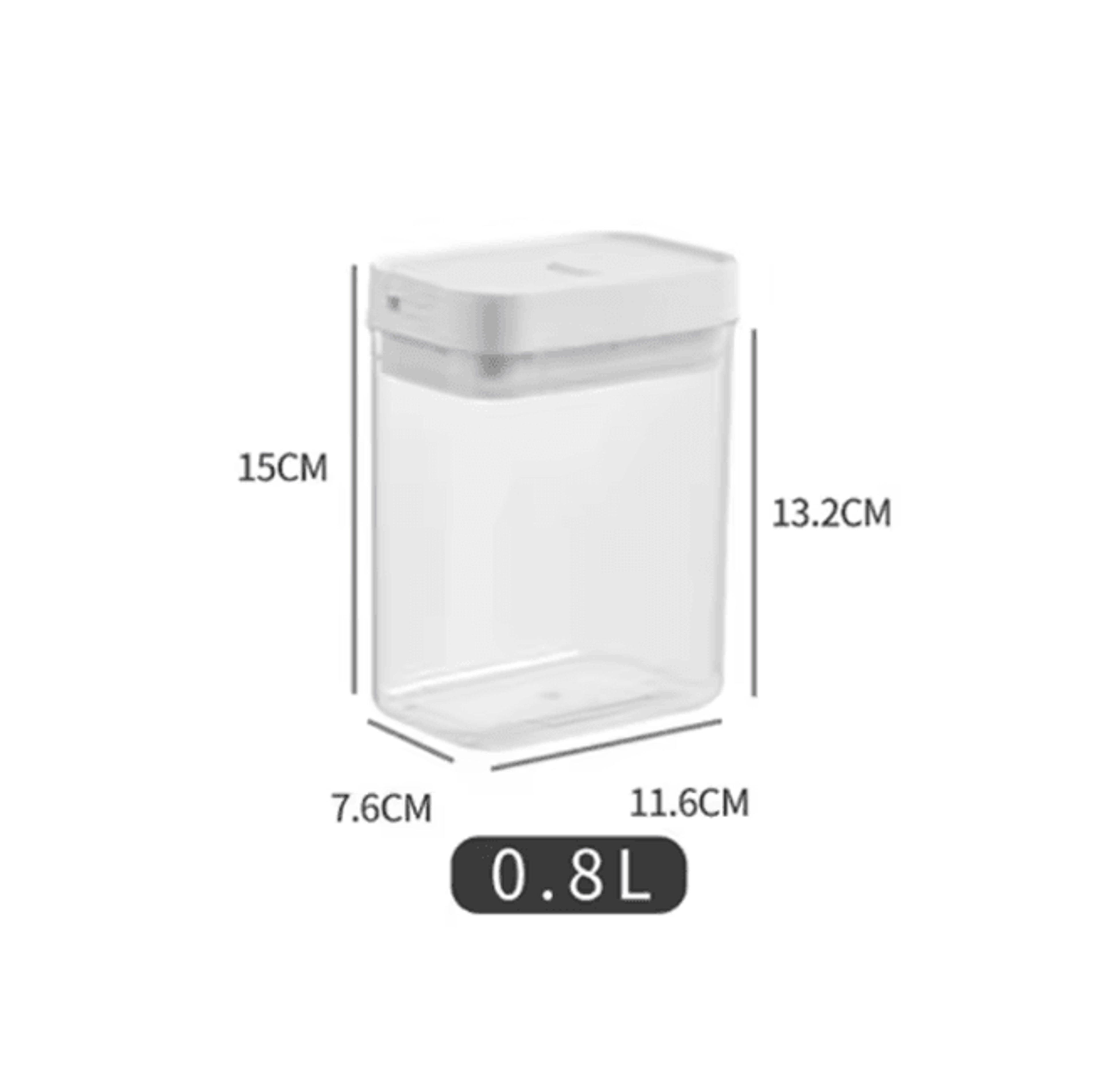 FreshSeal Pasta Storage Container Airtight Spaghetti Food Box 6