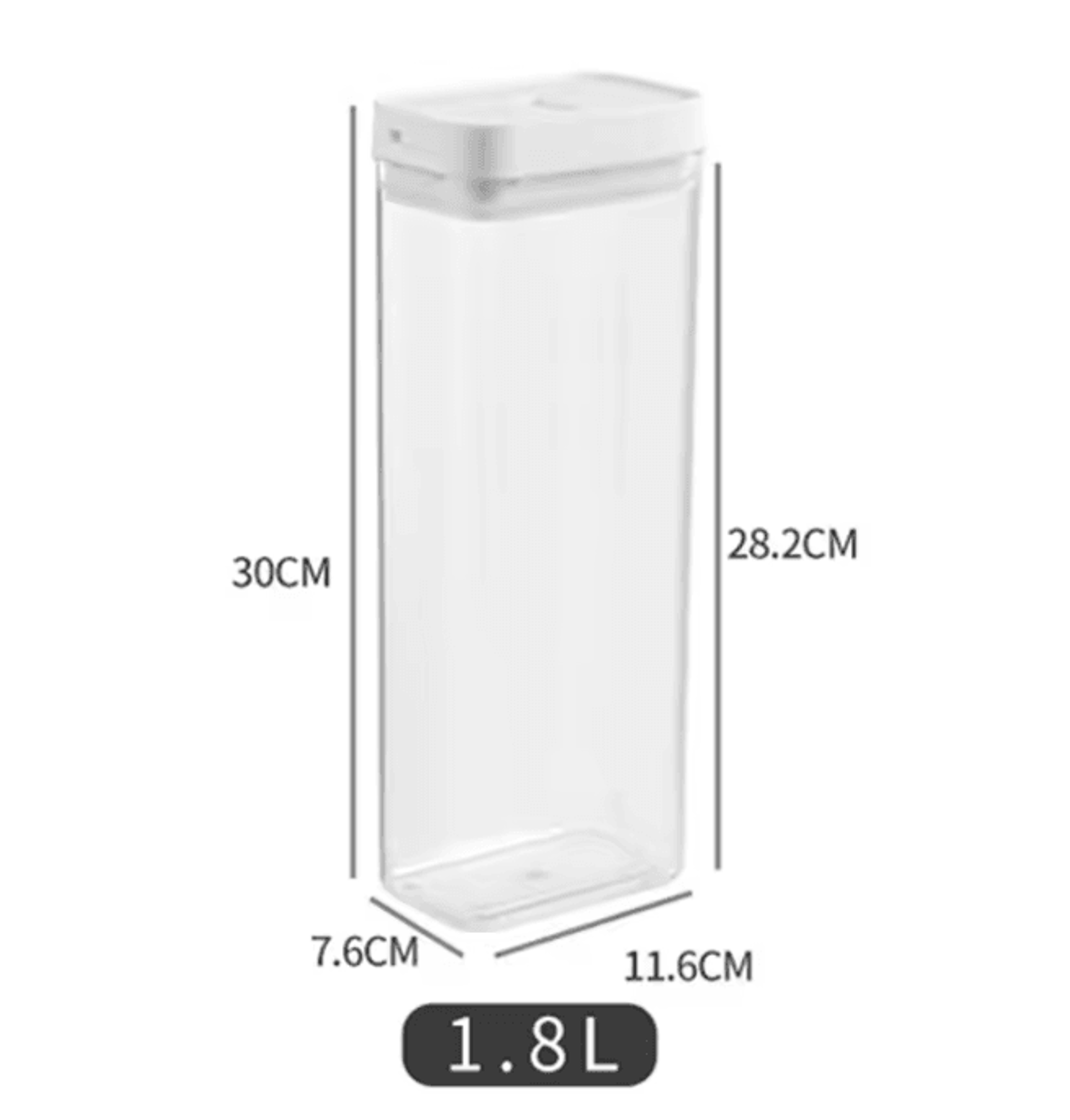 FreshSeal Pasta Storage Container Airtight Spaghetti Food Box 7