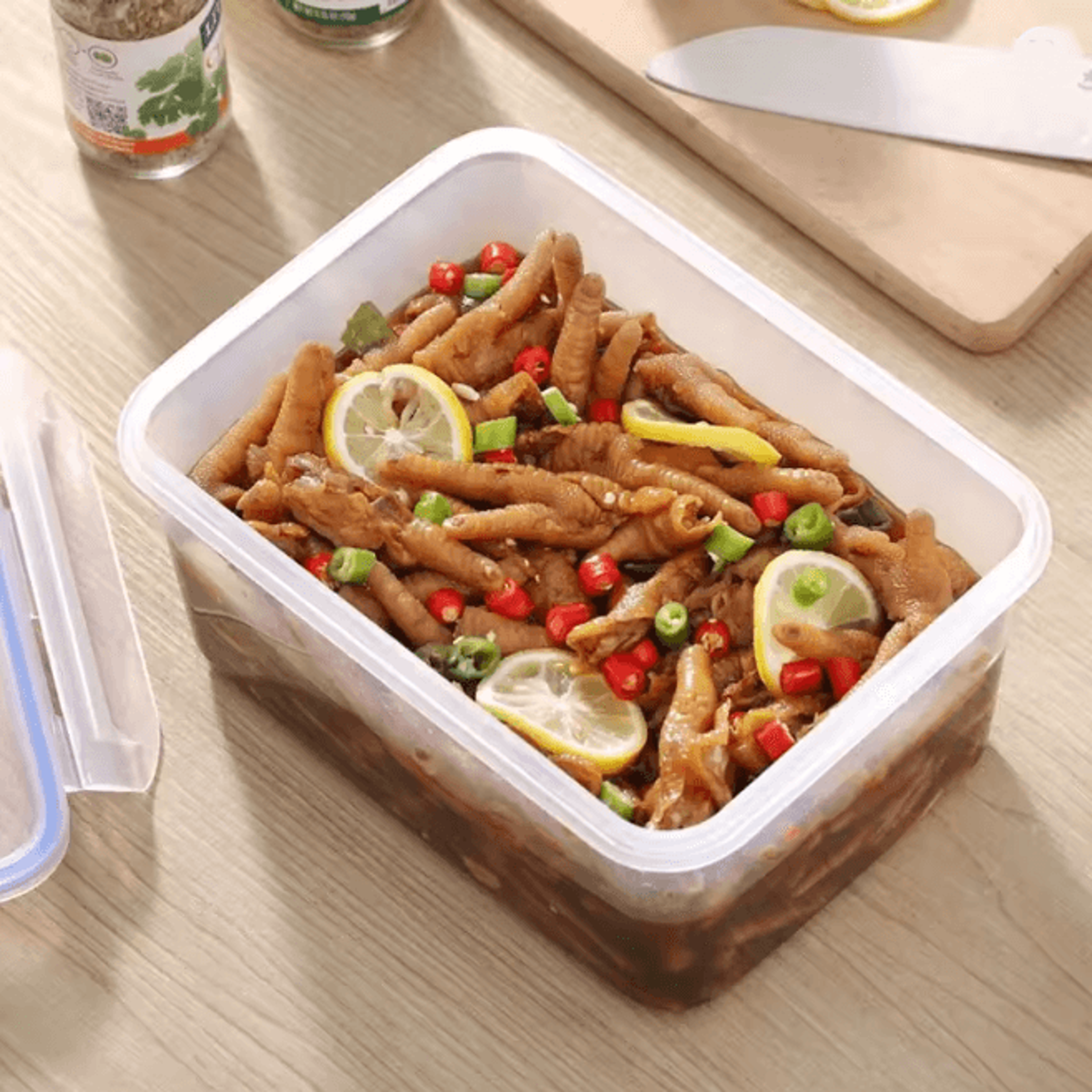 FreshLock Rectangular Food Storage Box Airtight Lunch Container With Lid 3