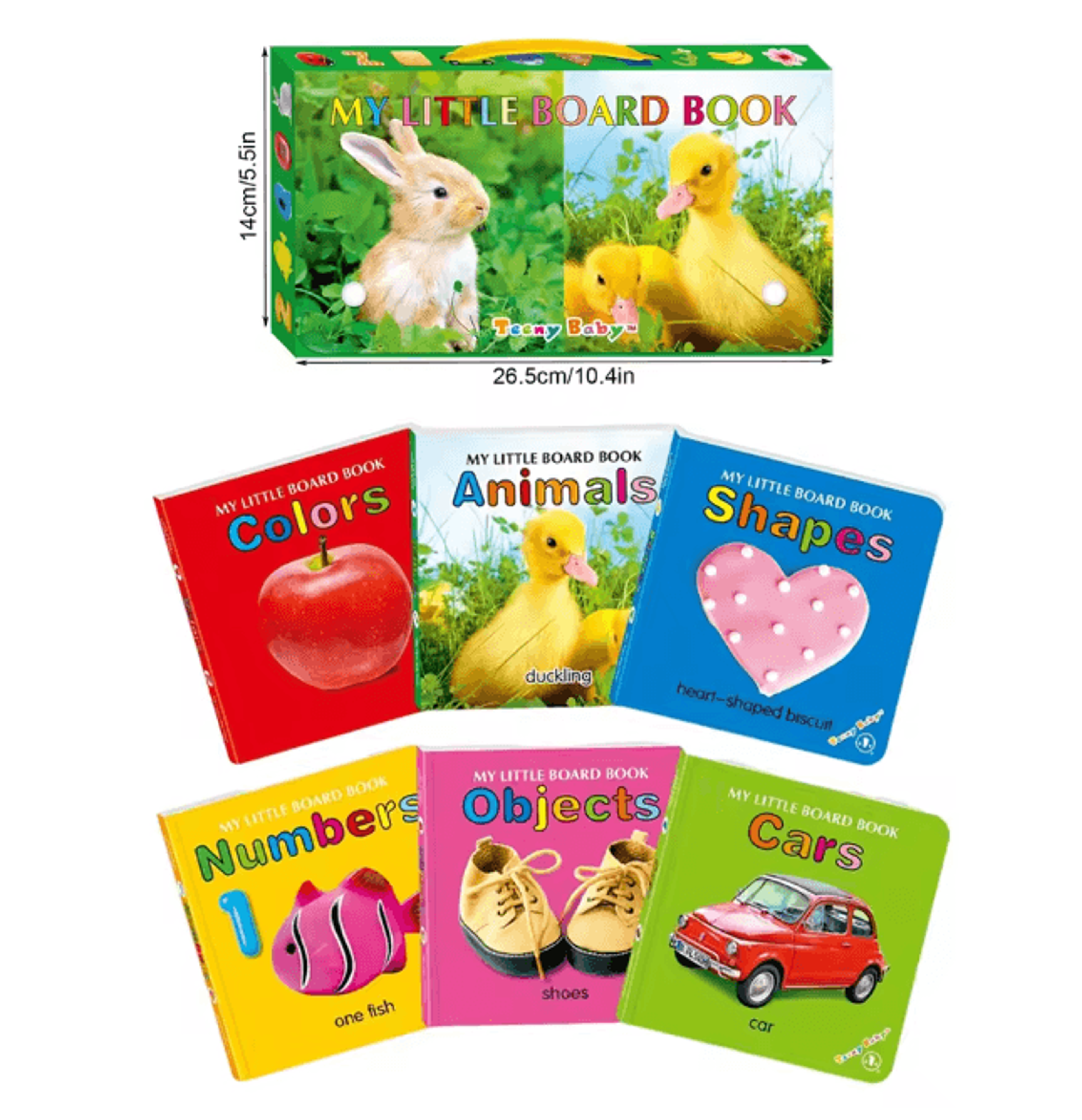 BrightMind Baby Sensory Card Book Colorful Early Learning Toy 2
