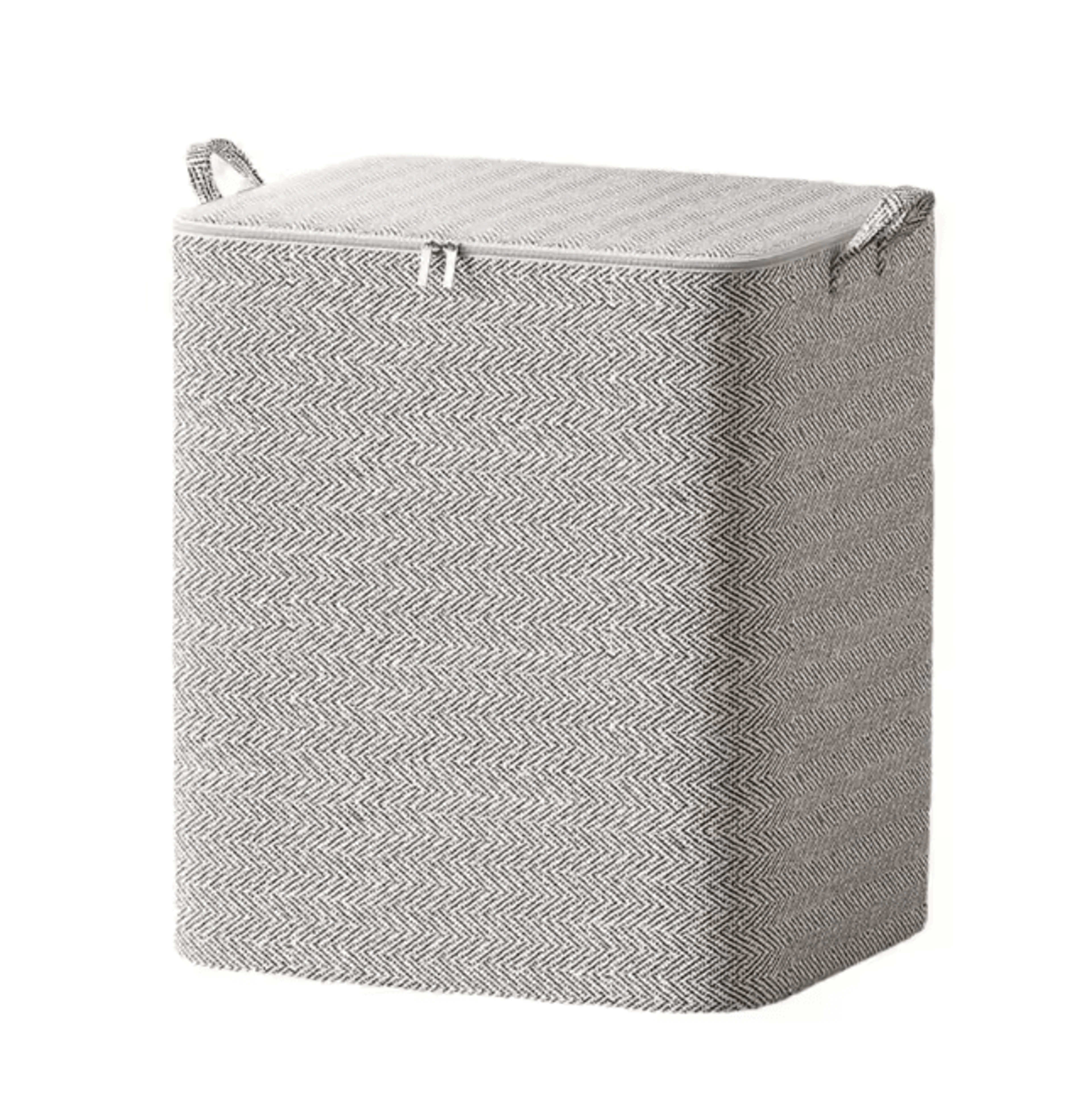 Large Capacity Quilt Storage Bag Foldable Clothes Organizer With Zipper Lid 5