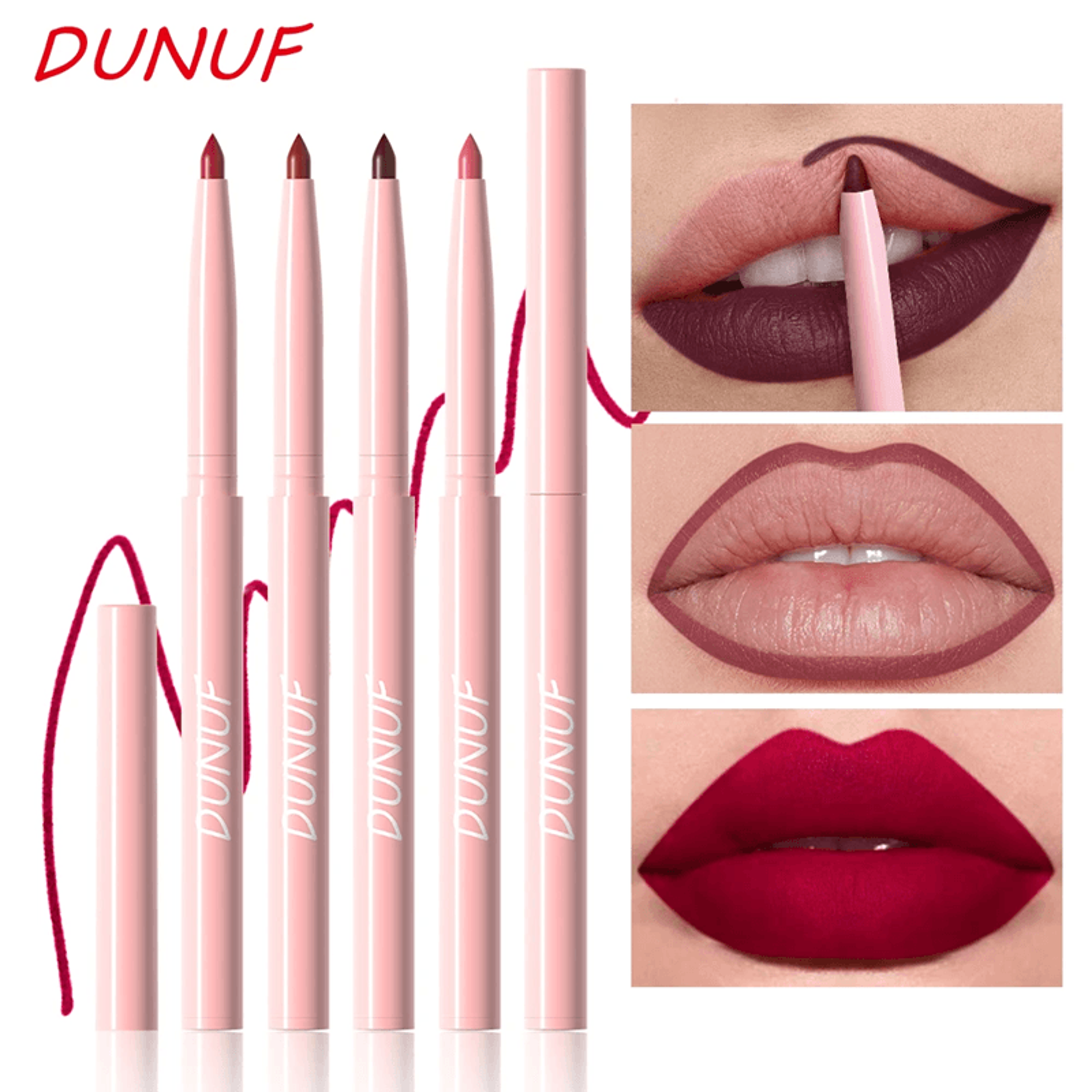 VelvetEdge Lip Liner Pen Set Long Lasting Waterproof Lip Color Collection 2